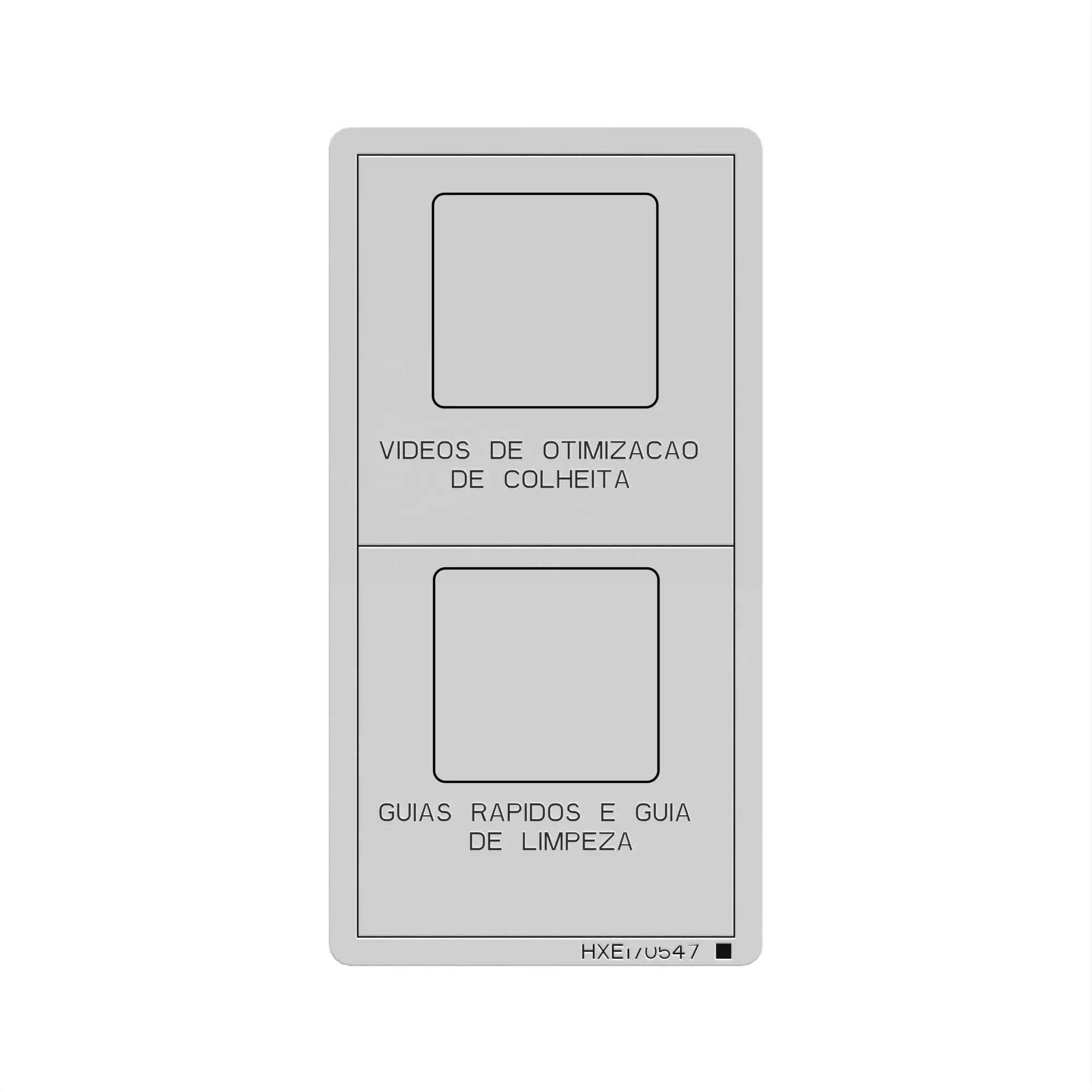 John Deere QR Code Quick Guide - HXE170547