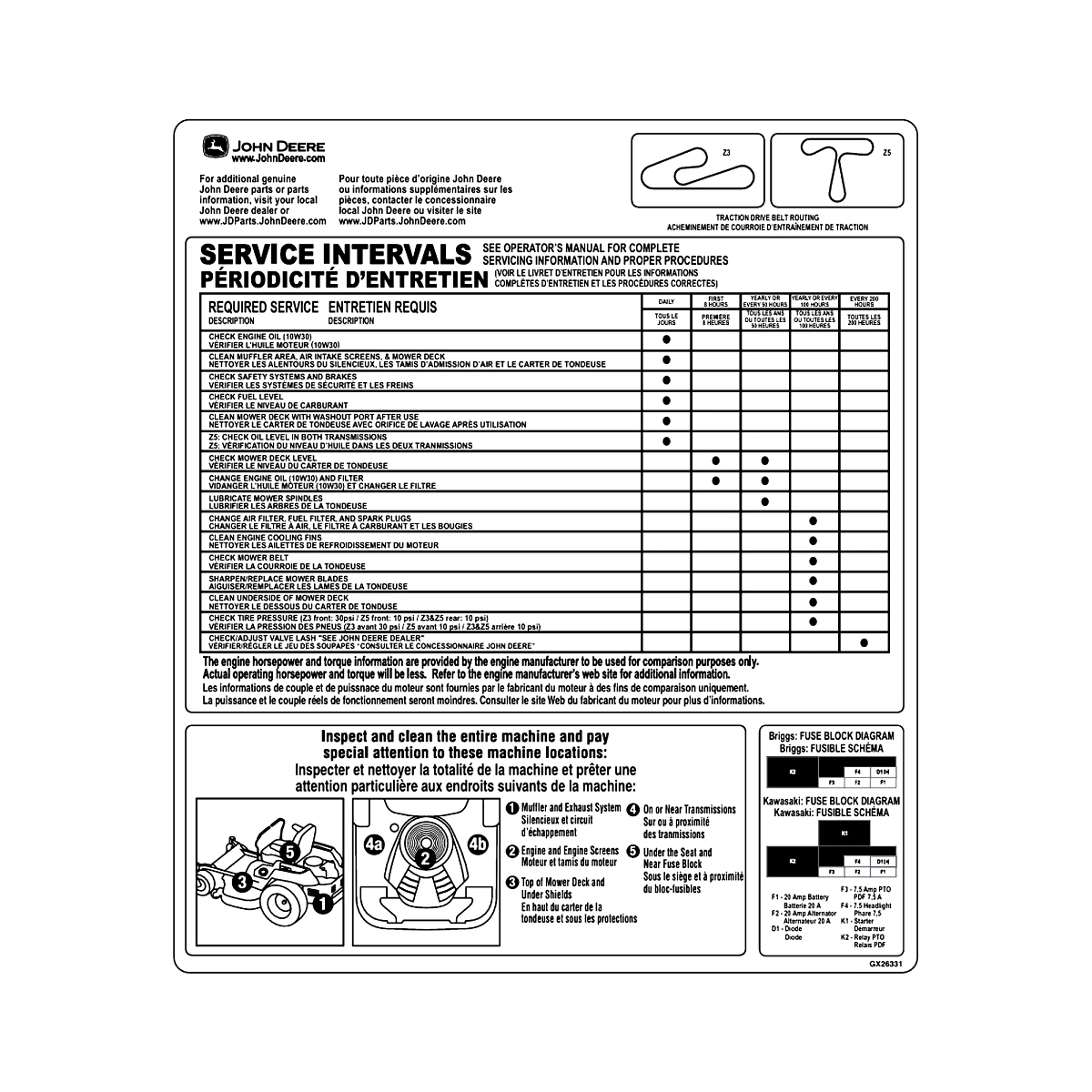 Label, Combined Service (En+fr)