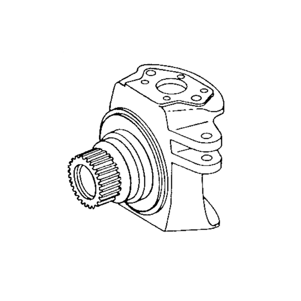 HOUSING, KNUCKLE, WITH SPINDLE,RH