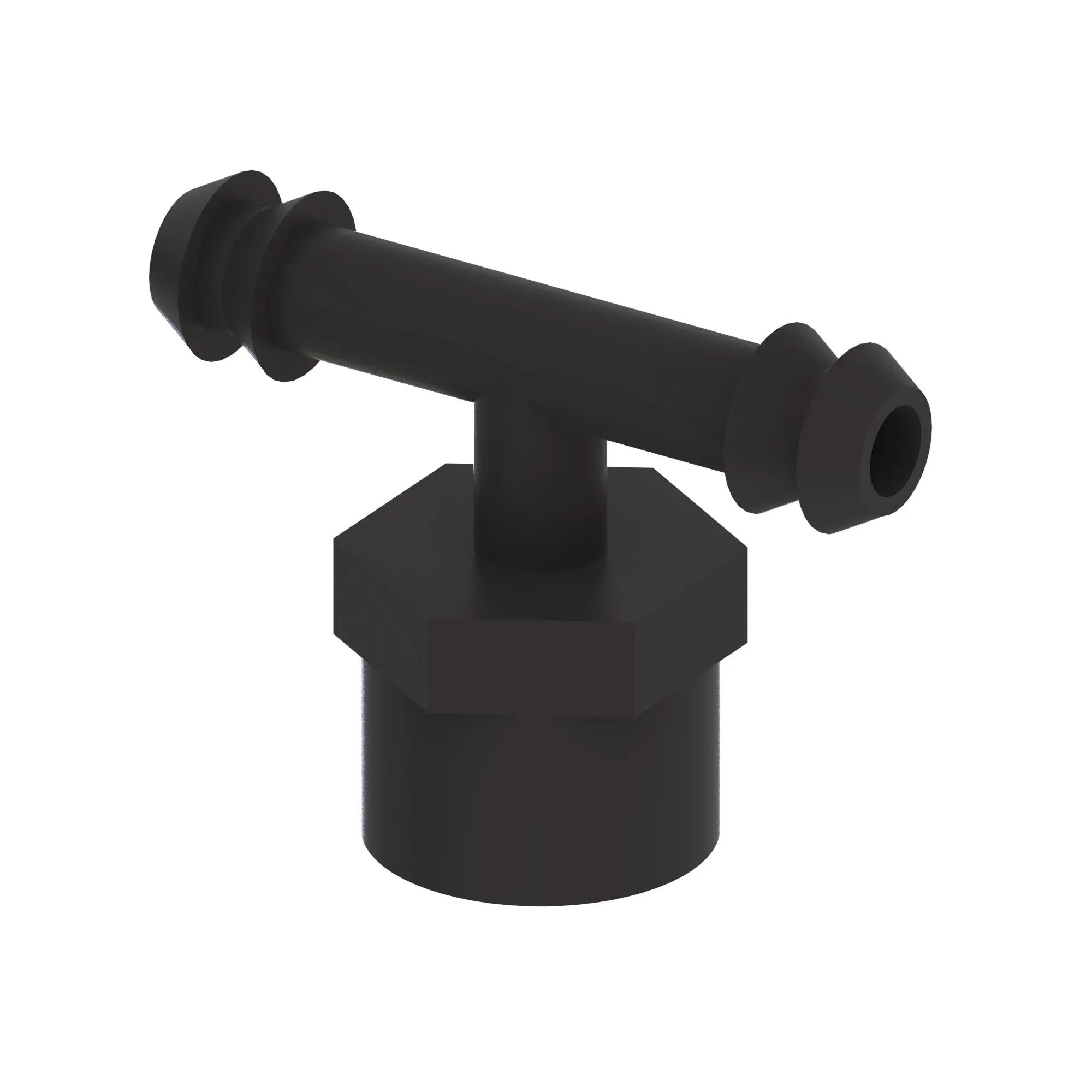 TEE 3/8" MPT X 1/4" BARB