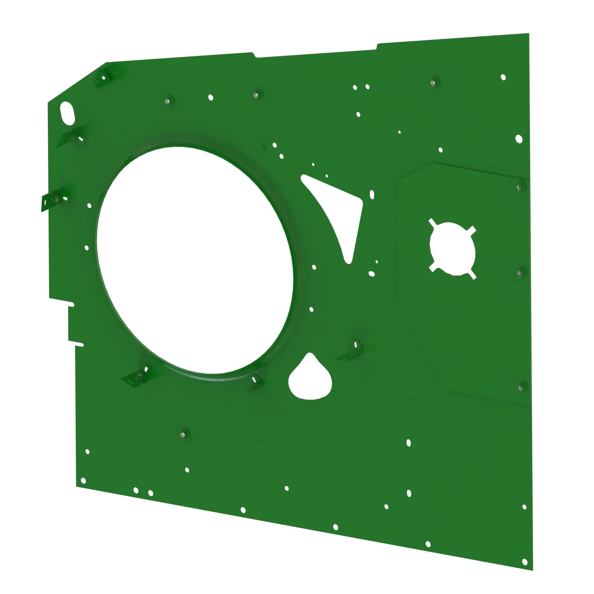 John Deere Left Side Cleaning Fan Module Sheet - AXE18304