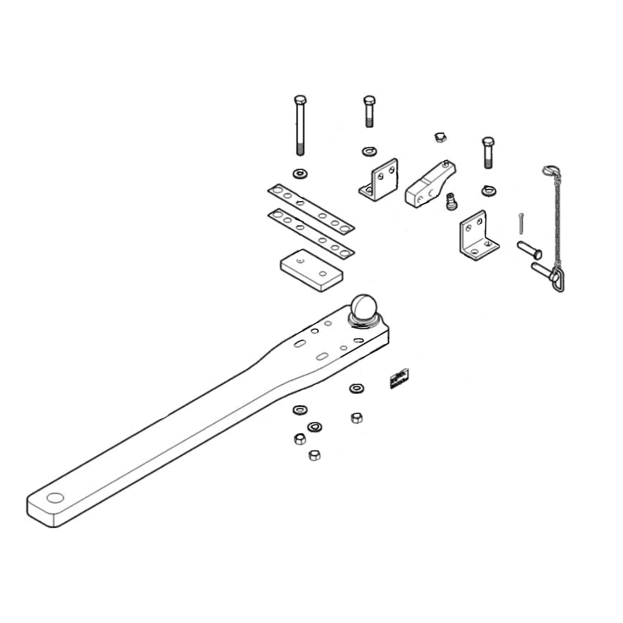 ⚙️ RE283958: Kit de enganche John Deere 🚜✅