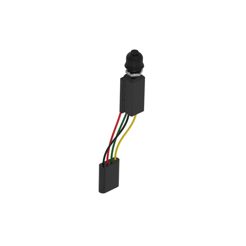 SWITCH, MOMENTARY, DBL POLE/SGL THR