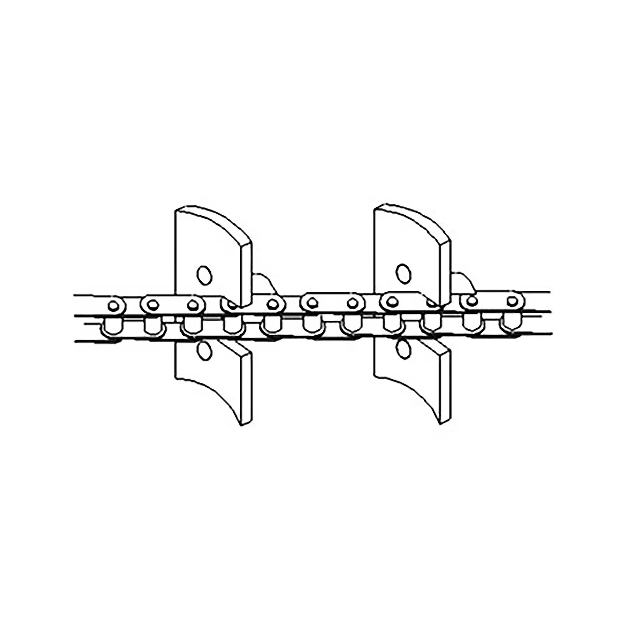 John Deere Tailings Elevator Chain - AH131074