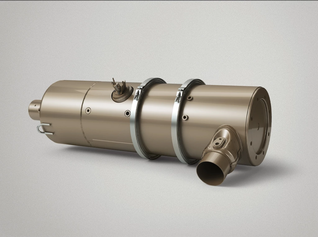 Inline aftertreatment component