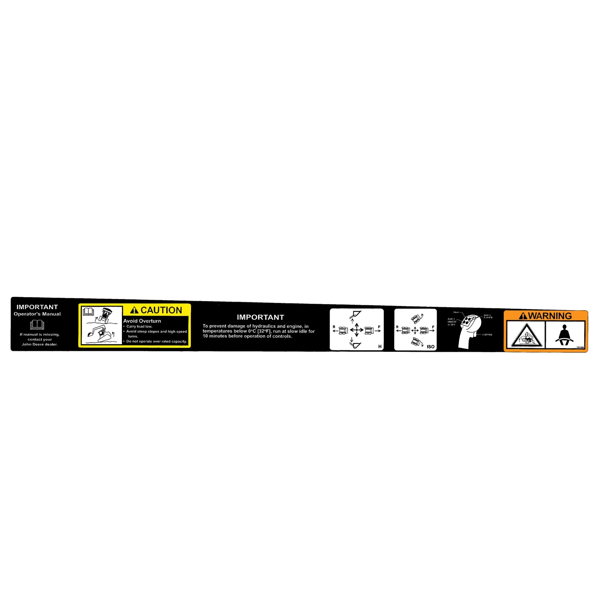 Caution Label, Eh Controls, LH D Se