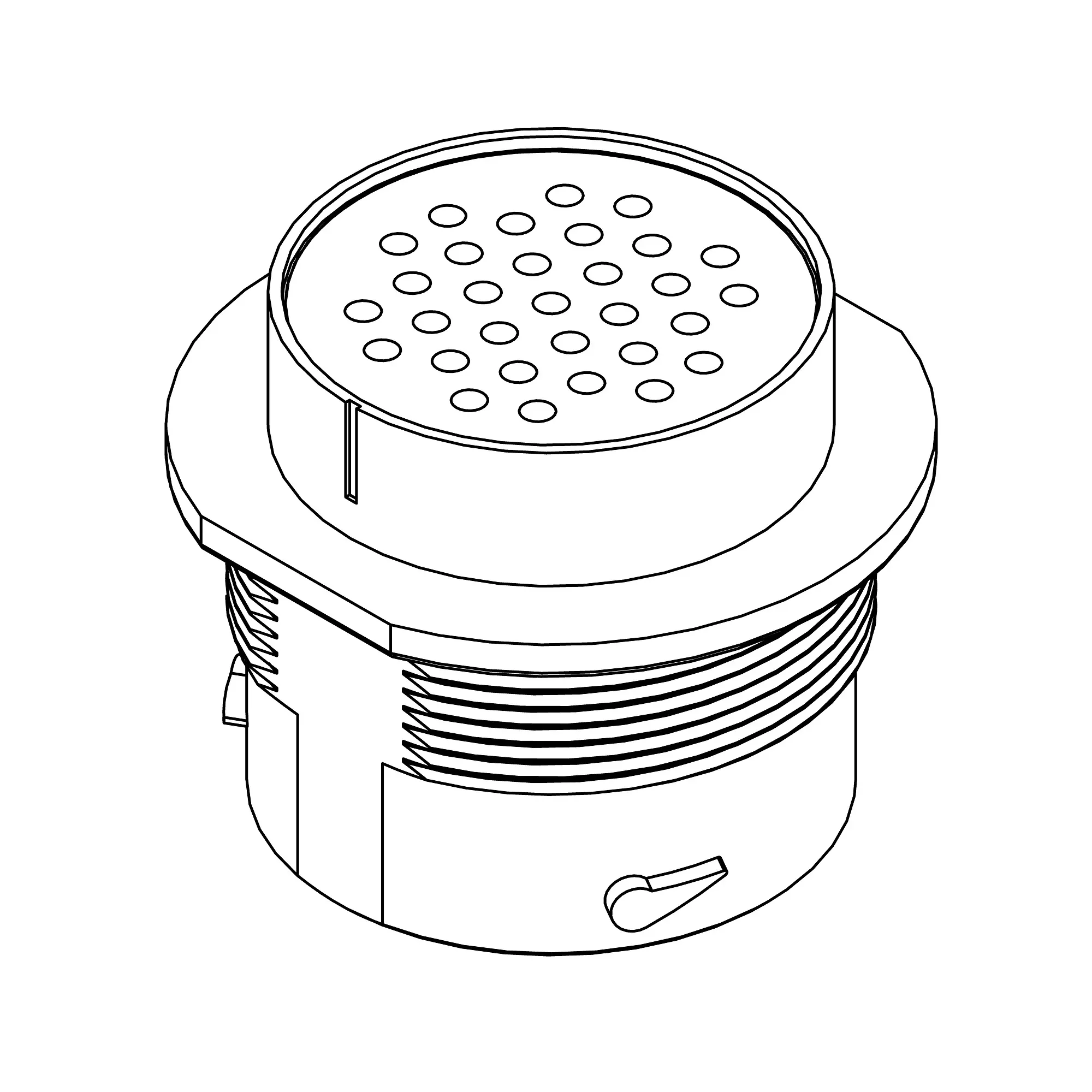 Conn Deutsch HDP20 31W Fs Blk Plstc