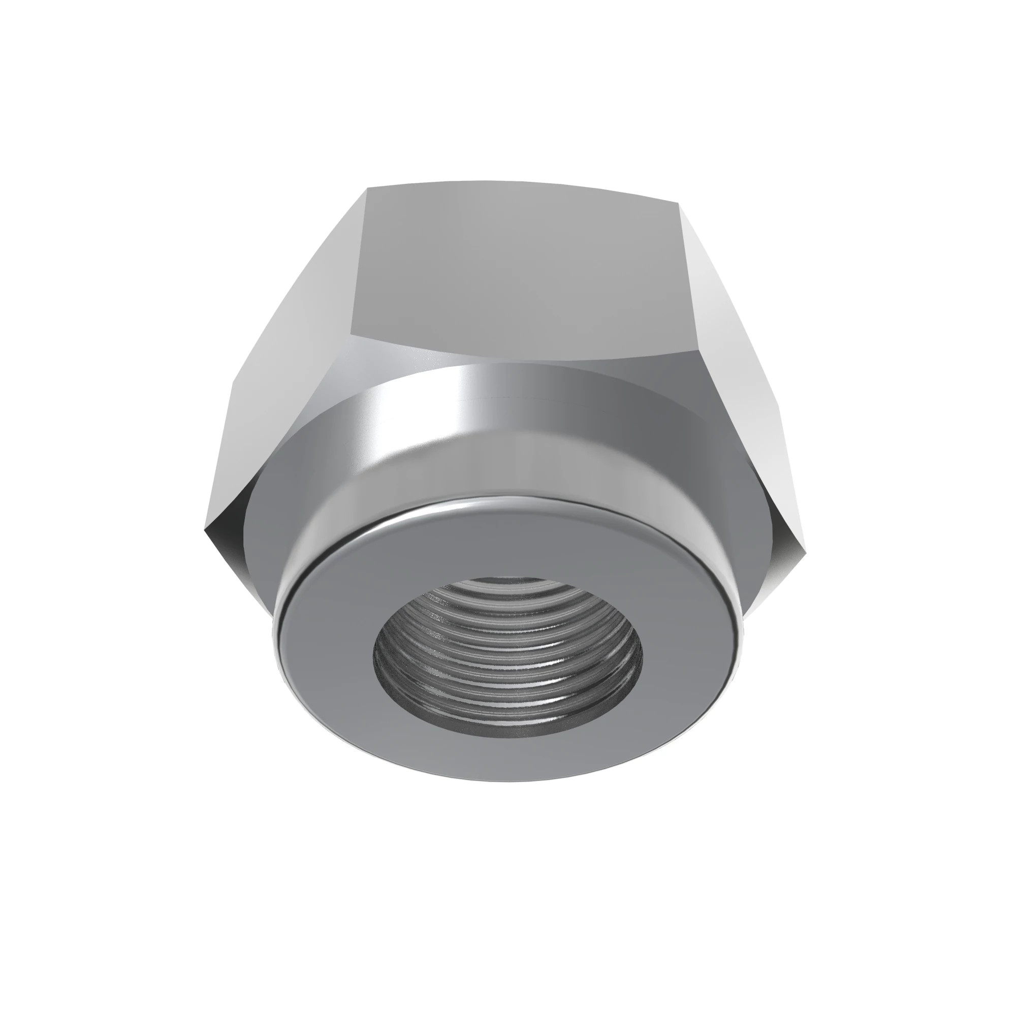 John Deere Hexagonal Lock Nut, 9.525 mm (3/8") - T11234