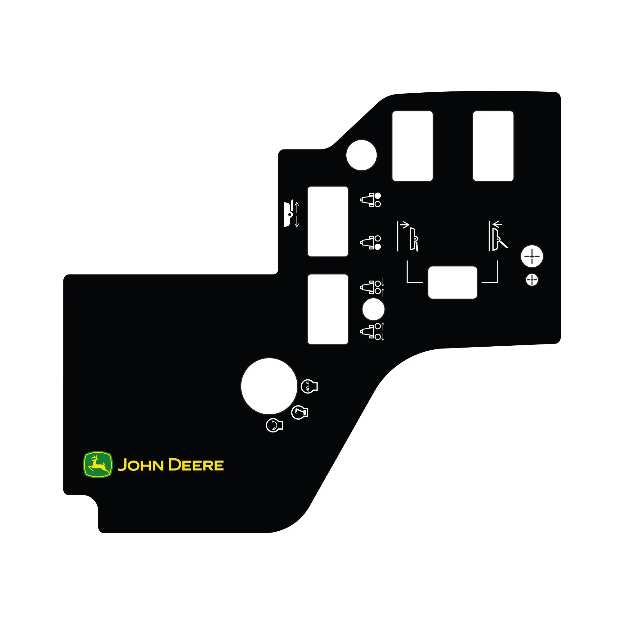 John Deere Command Arm Trim Label - UC23484
