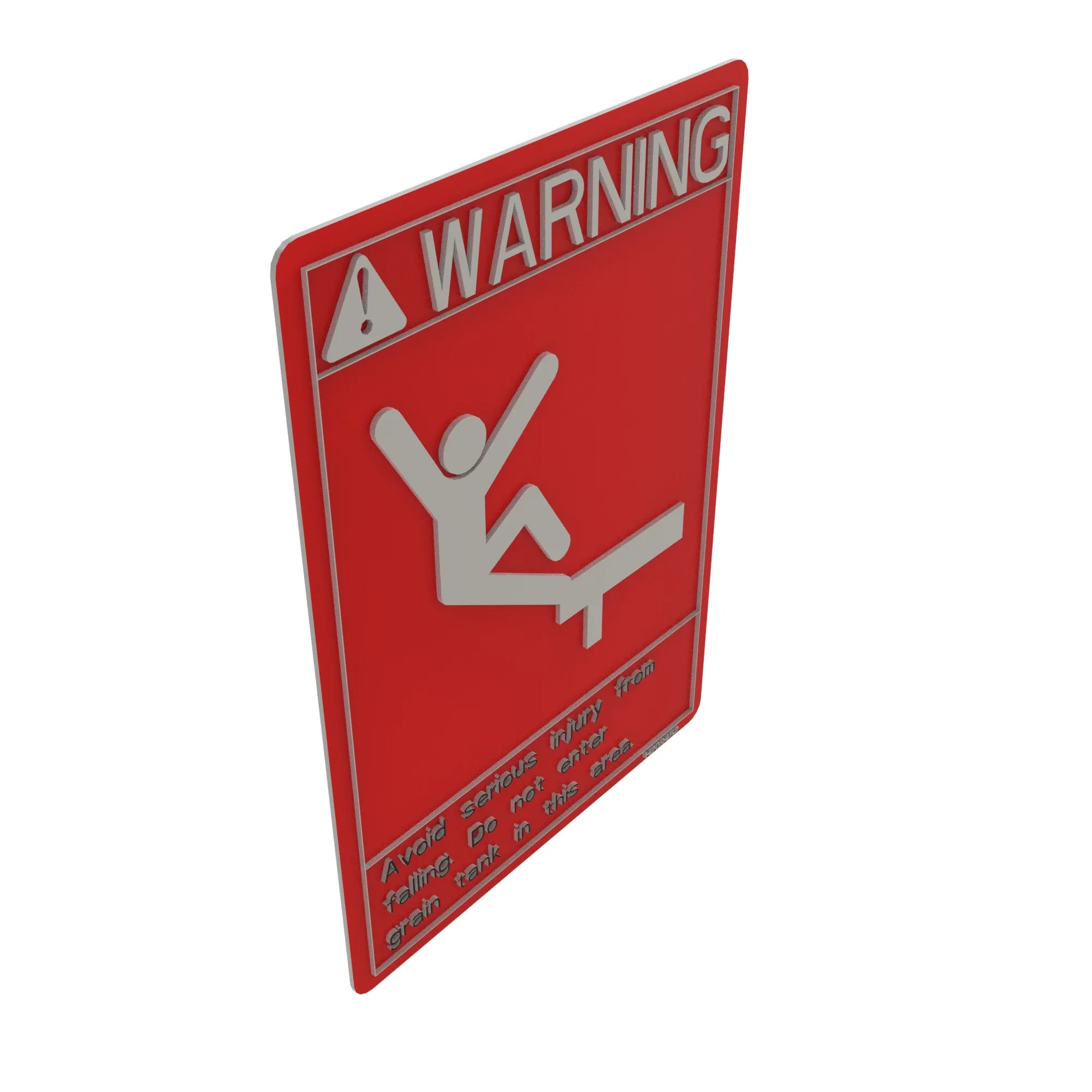FRONT ENTRY WARNING