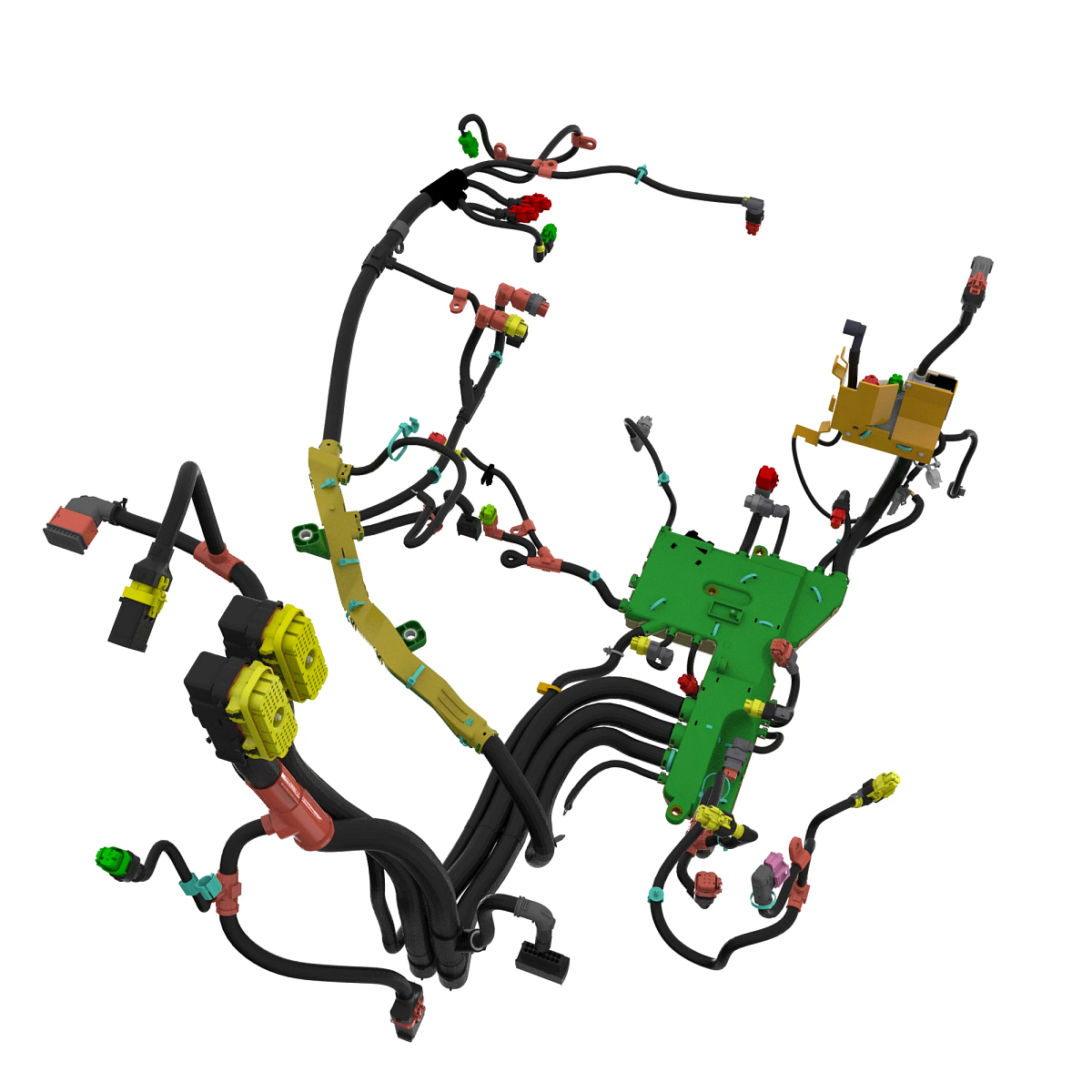 John Deere Dual 6 Cylinder Engine Wiring Harness - AL227524
