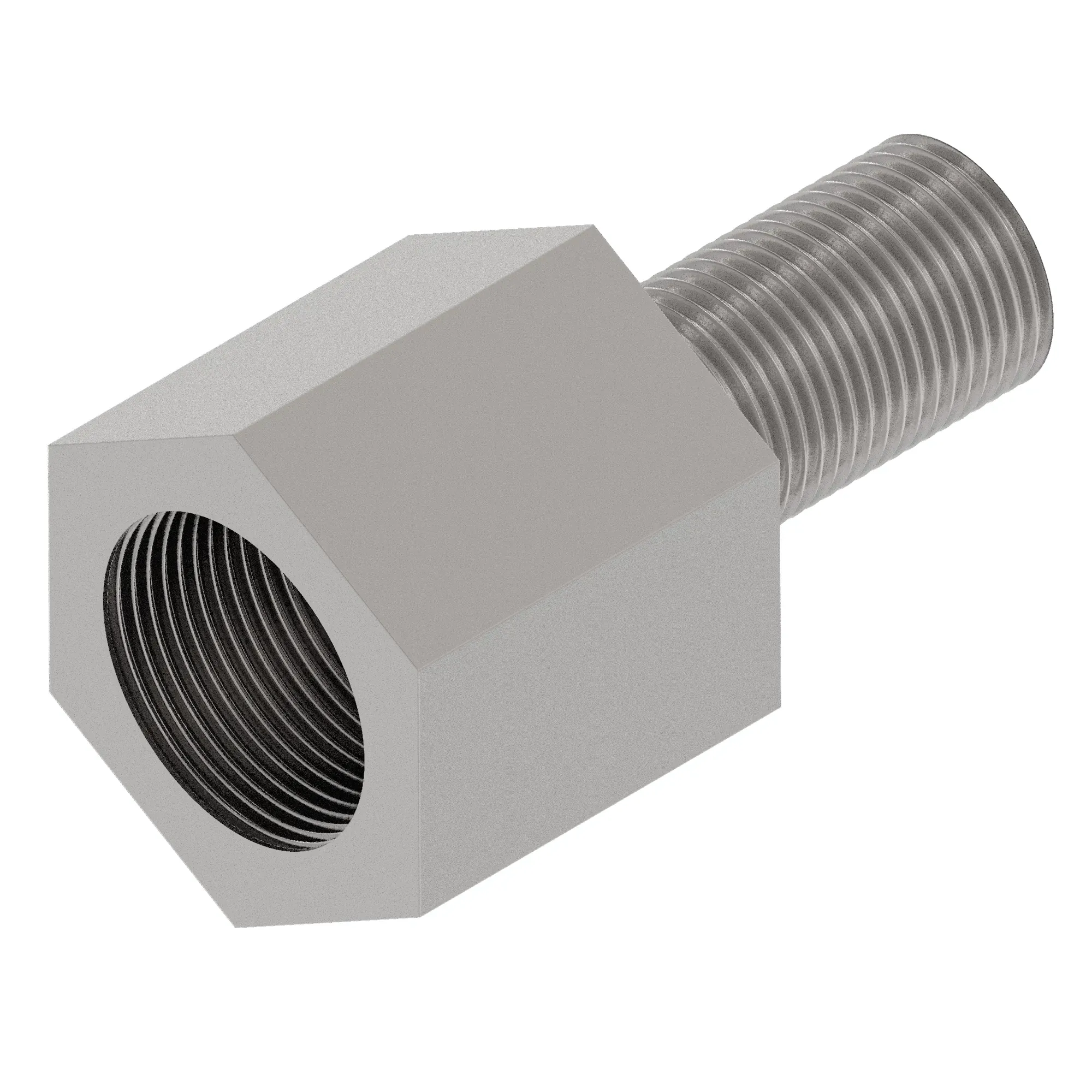 John Deere Adapter Fitting, M10X1.5 Stud To 1/4 " - T447332