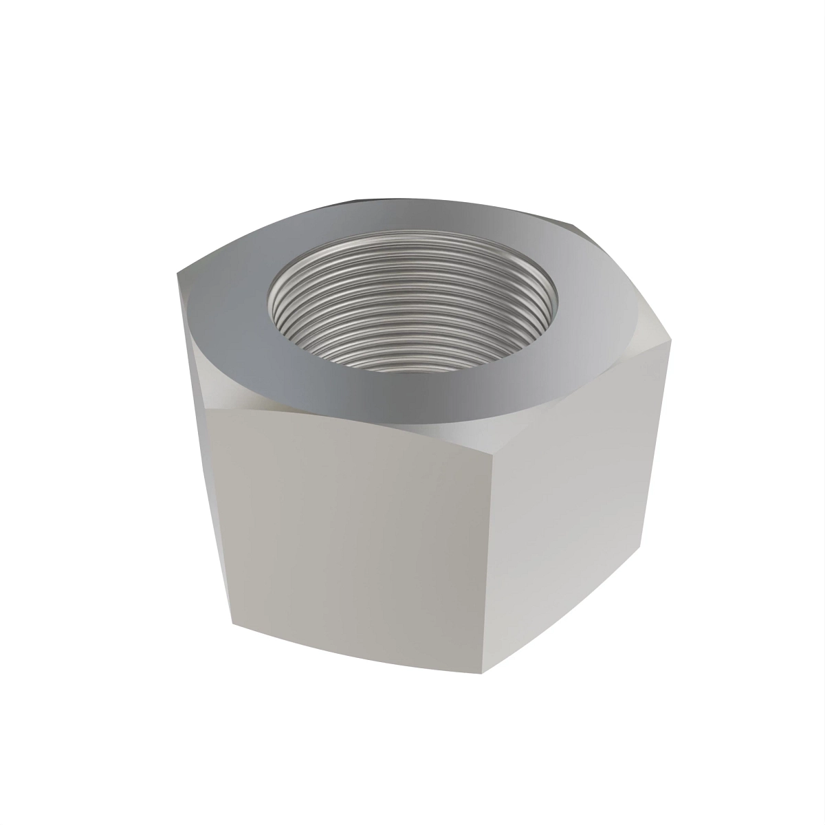 Hex Locknut Deflected Thread