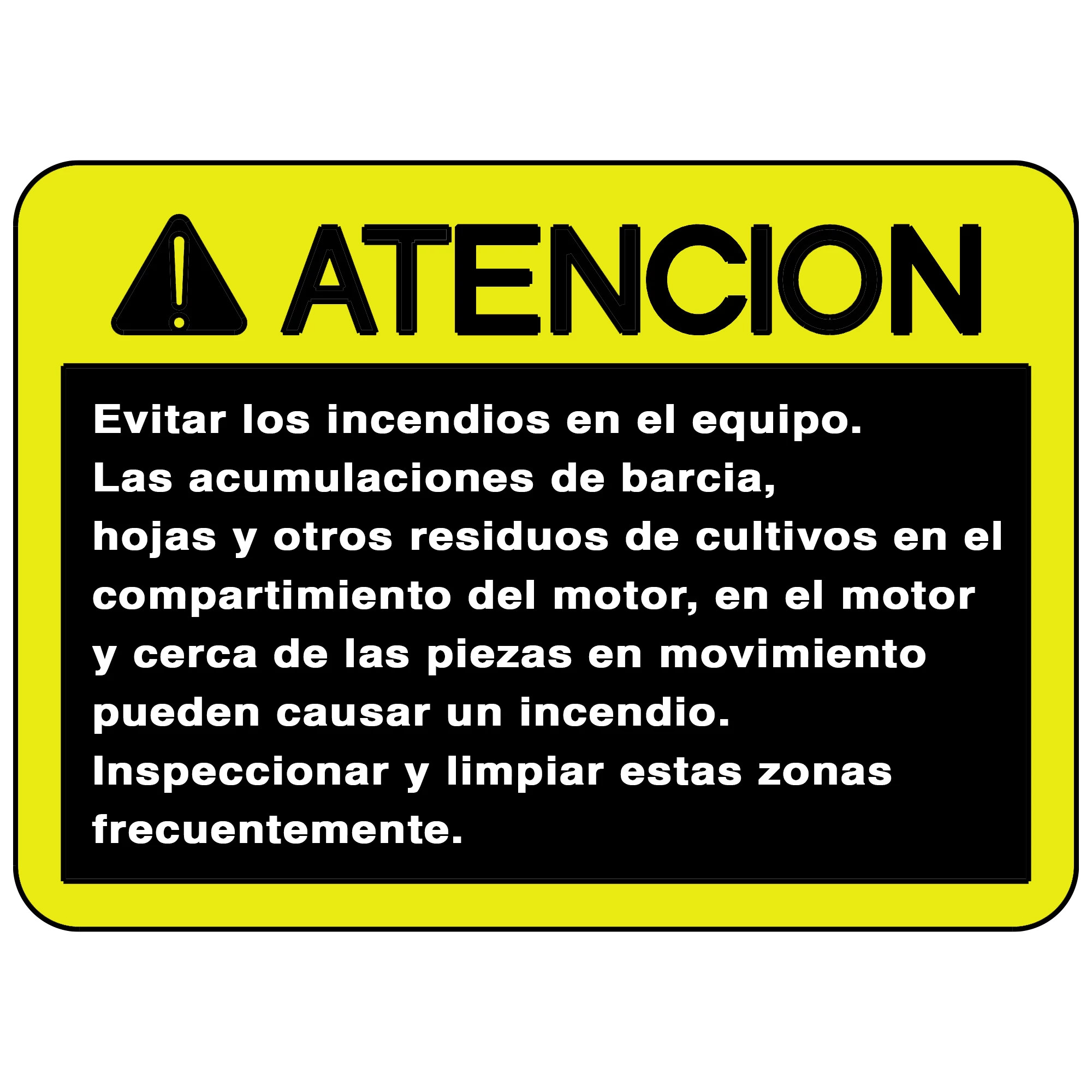 SAFETY SIGN-CAUTION (SPANISH)