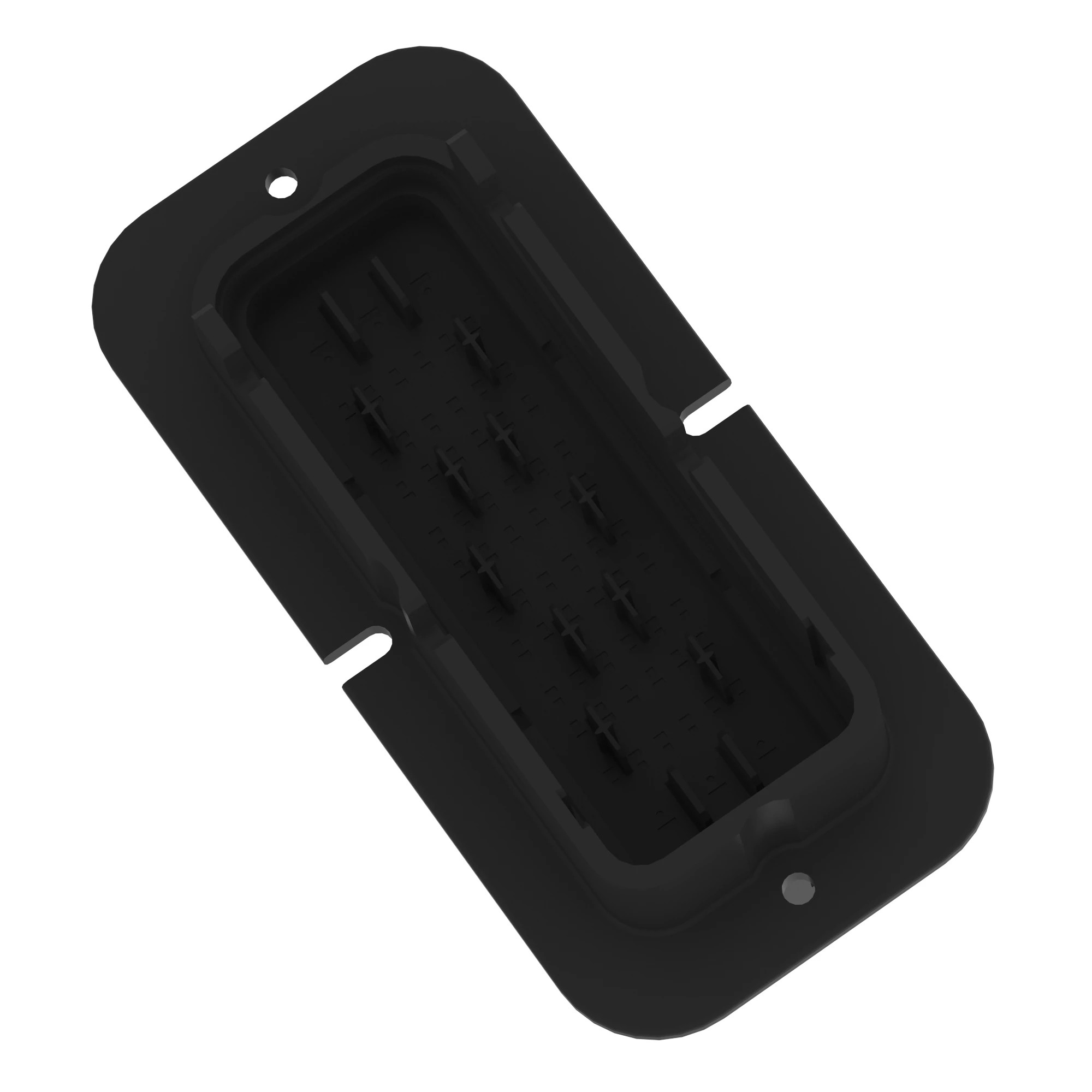 CONN TYCO SRC 66W MS BLK PLSTC