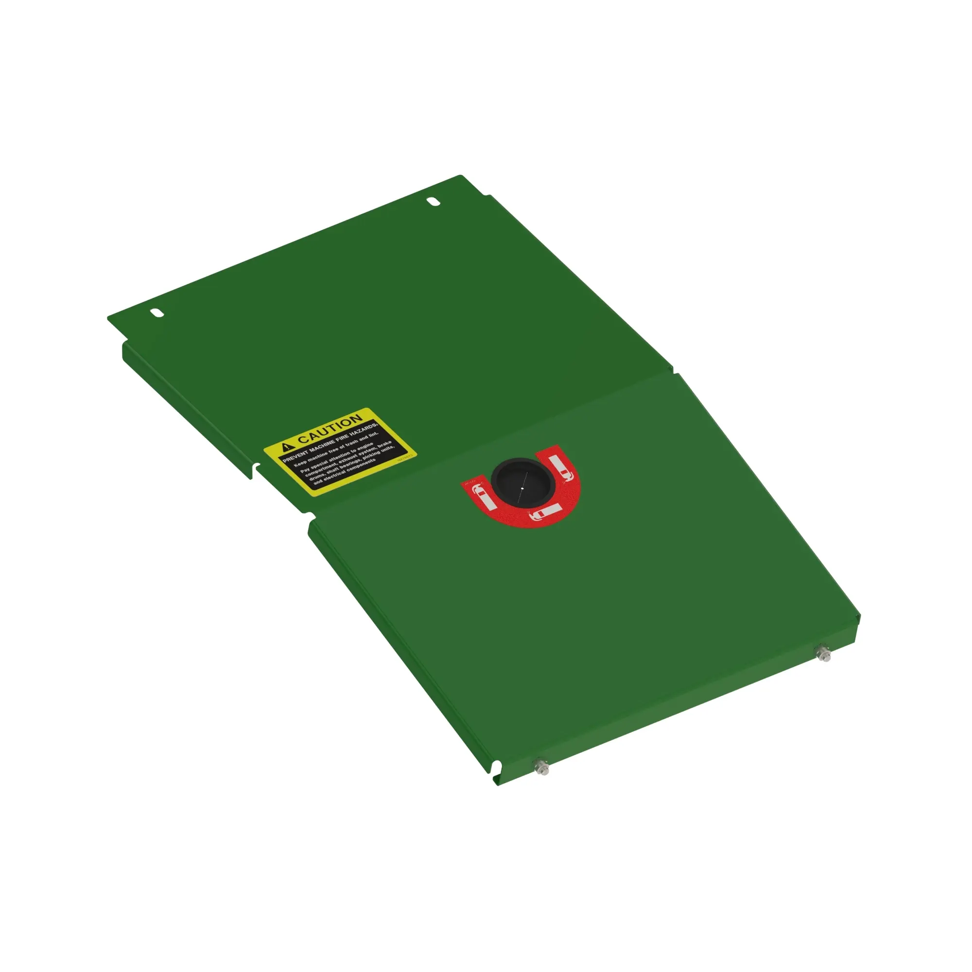 John Deere Large Chassis Picker Side Shield with Decal - AKK11006