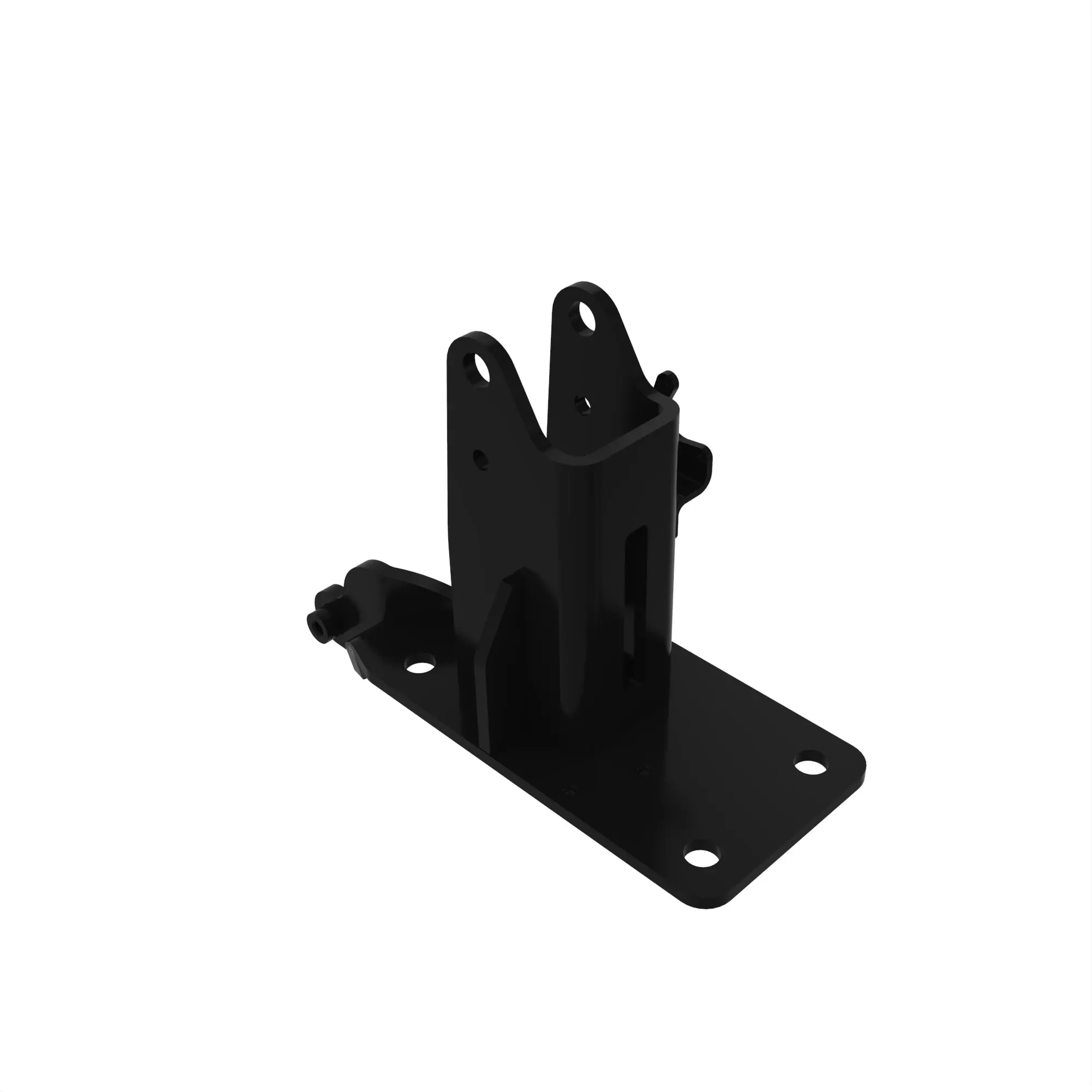 John Deere Bracket, Left Side Rear Lower Cab Suspension - RE582186