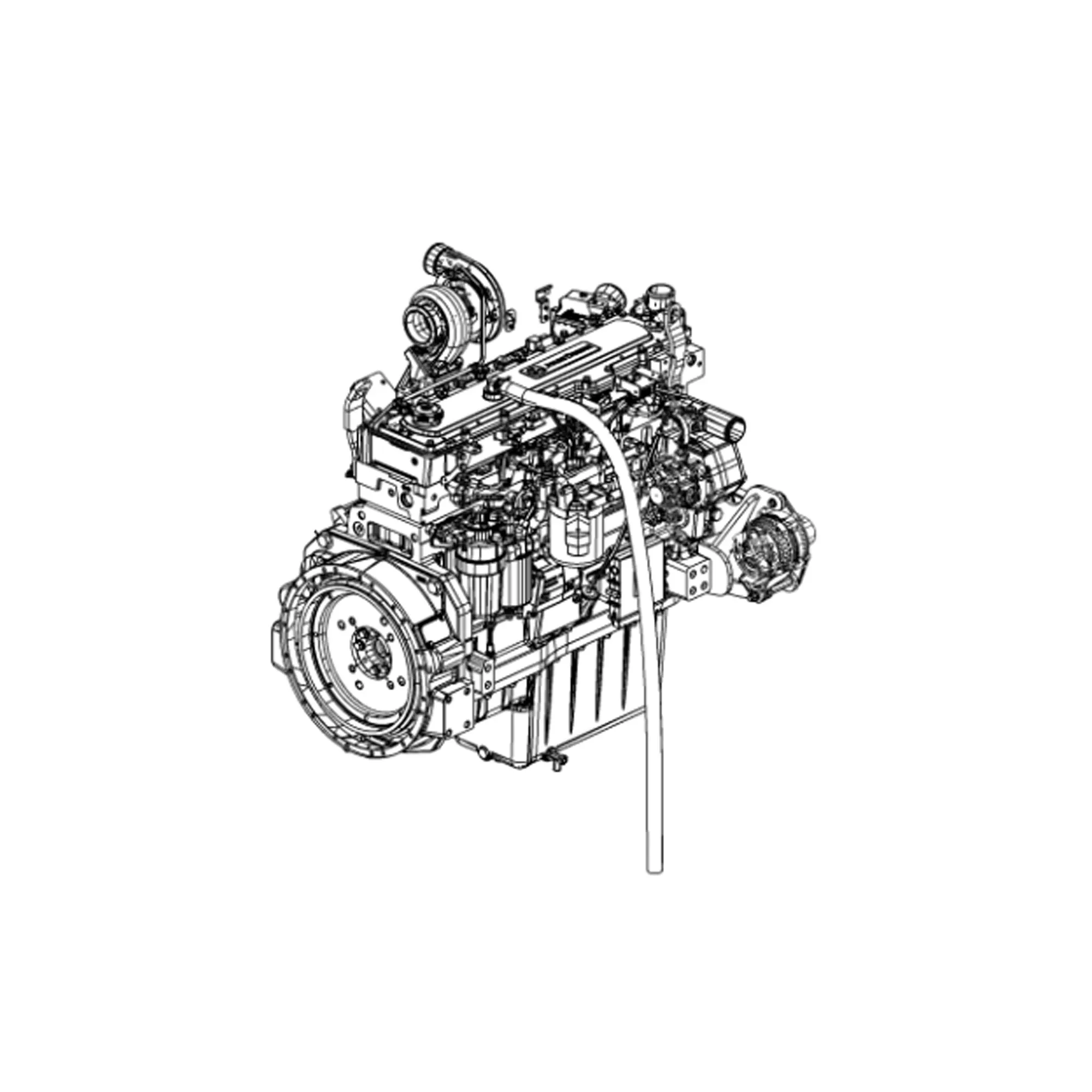 John Deere Reman REMAN Diesel Engine, 9 Liter, Stage II - SE502846