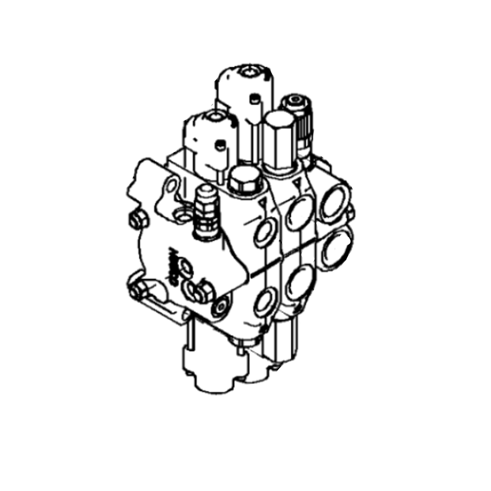 John Deere 3-Spool Control Valve - AT369716