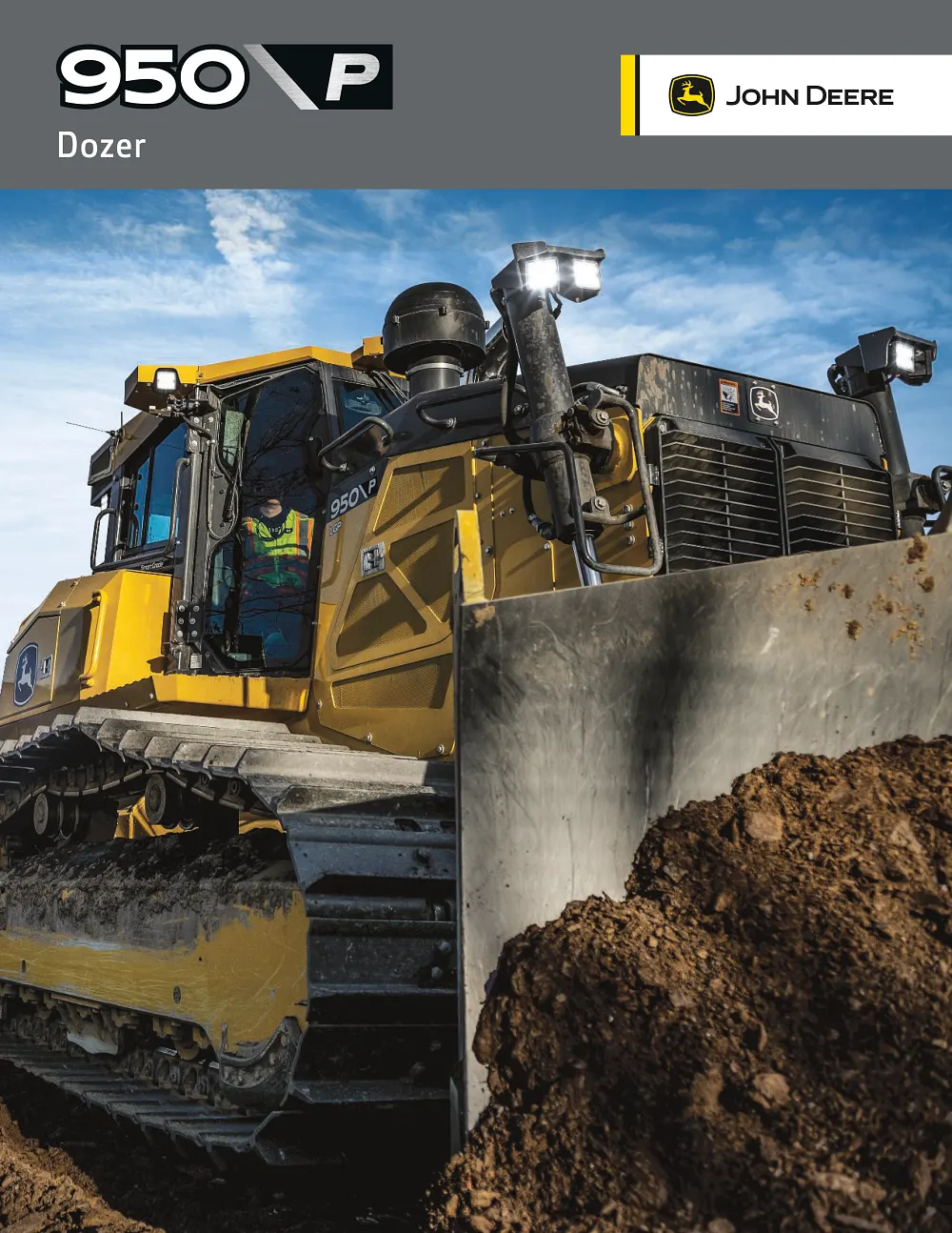 950 P-Tier Dozer Product Brochure cover