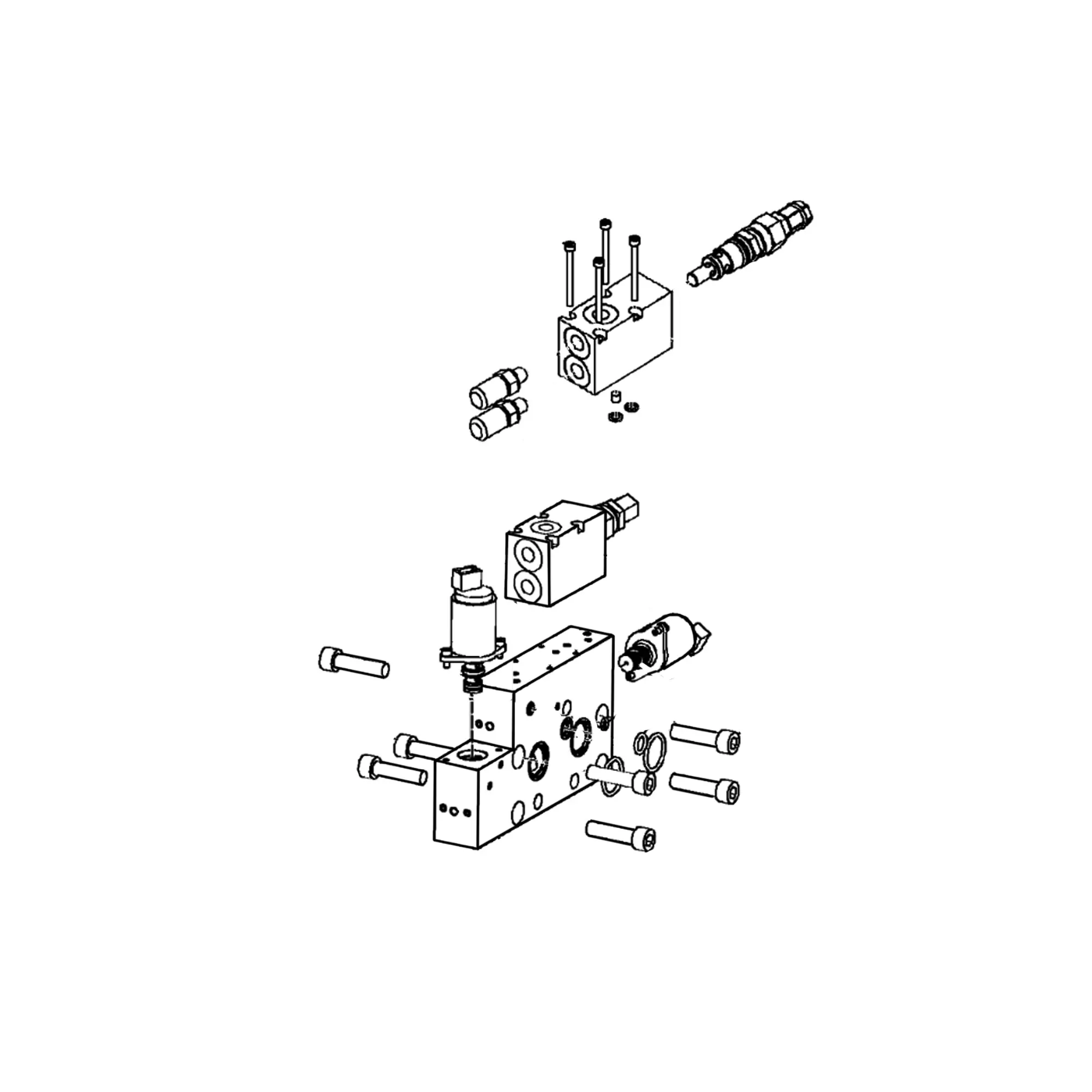 John Deere Adapter Plate Hydraulic Manifold - F075776