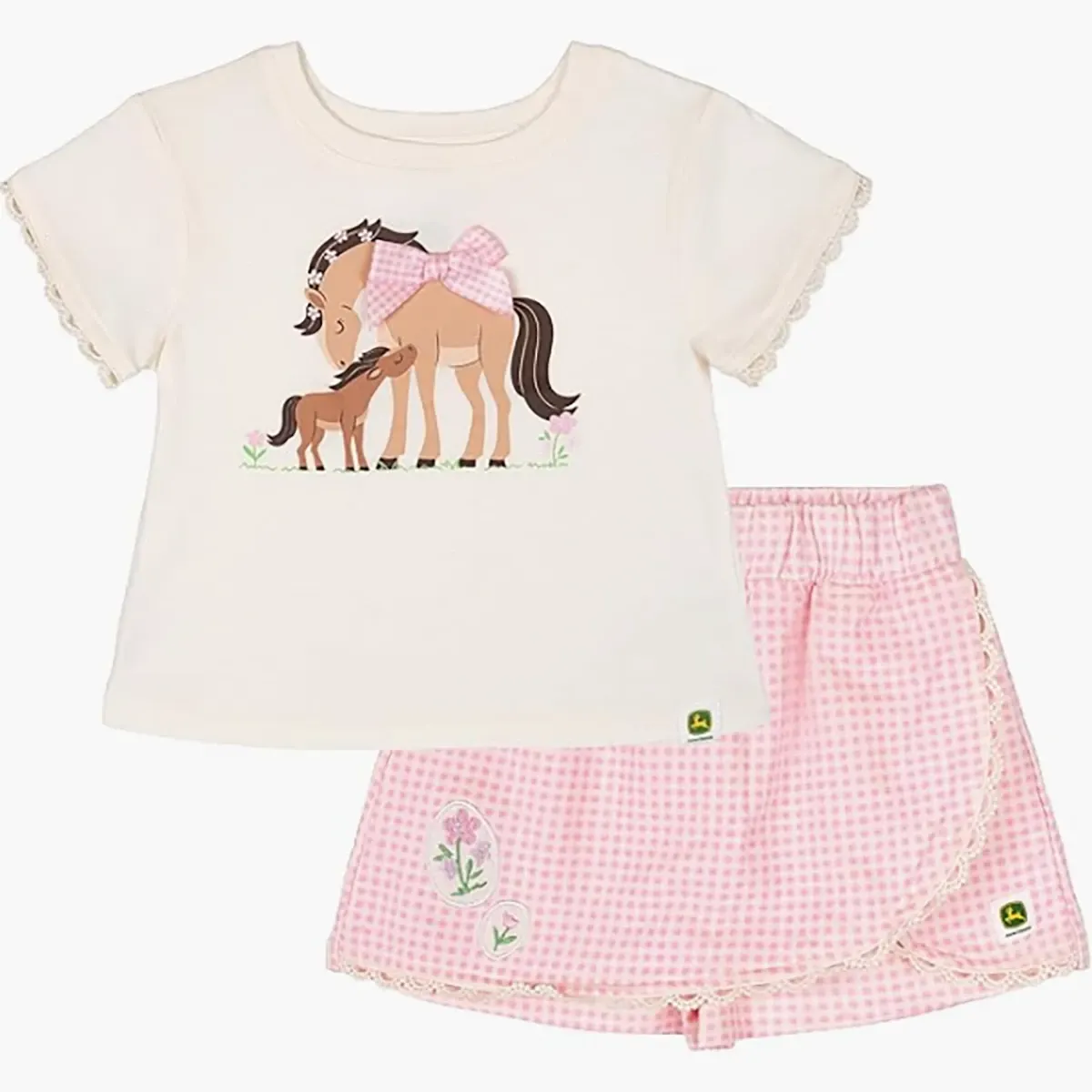 Horse Love T-Shirt & Skort Set