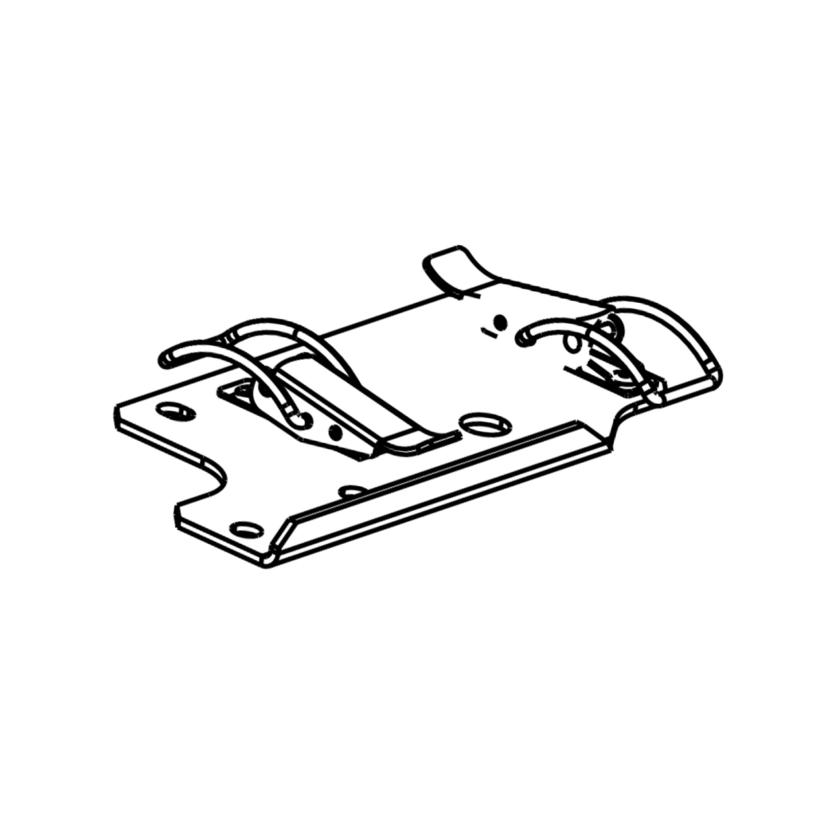 LATCH, RH PLATE ASSY