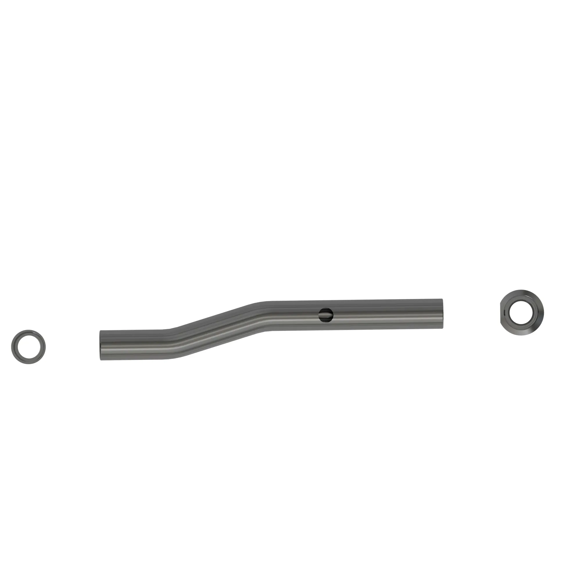 15" SS SPRAY PIPE,  HOLES
Right Hand