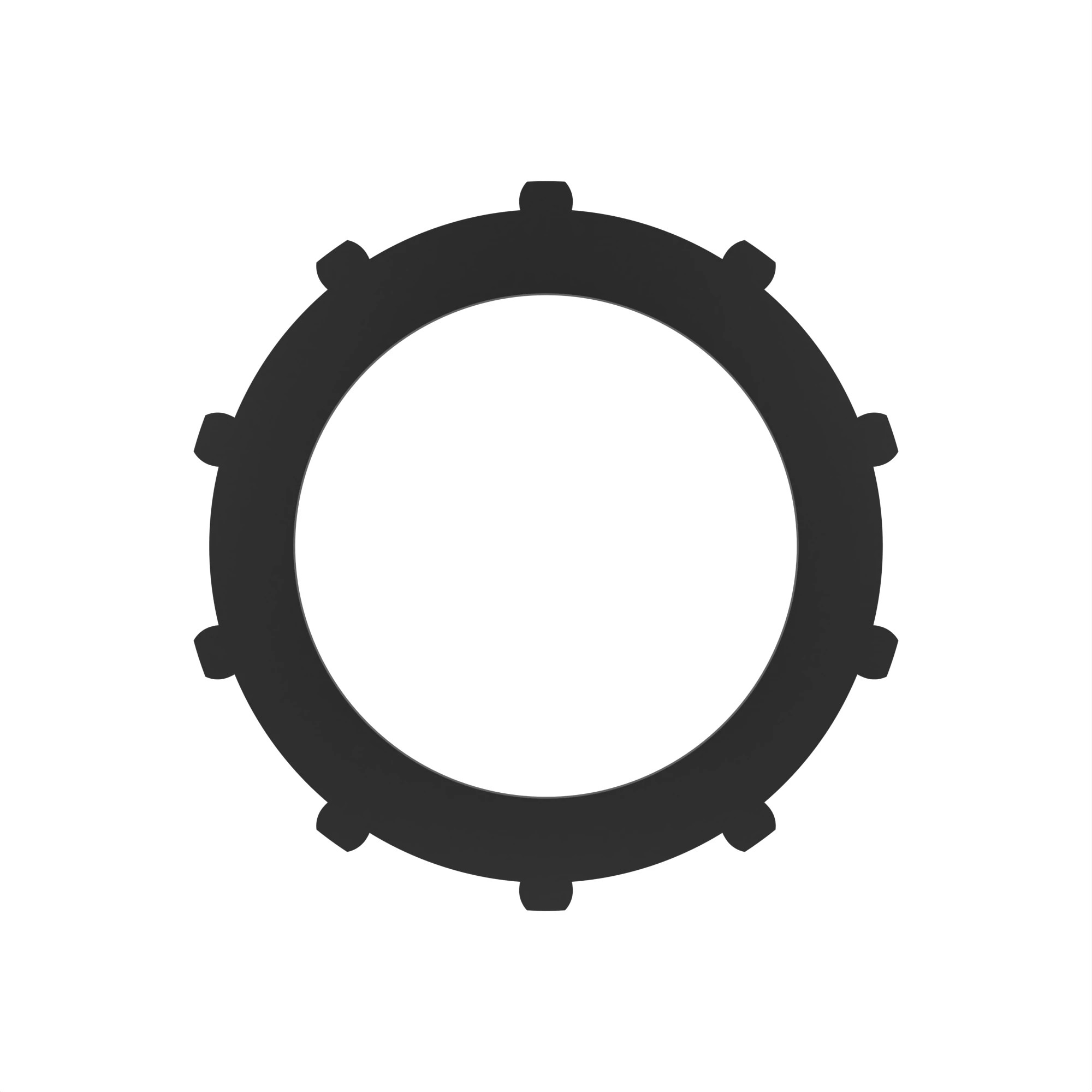 DISK WITH OUTER SPLINE