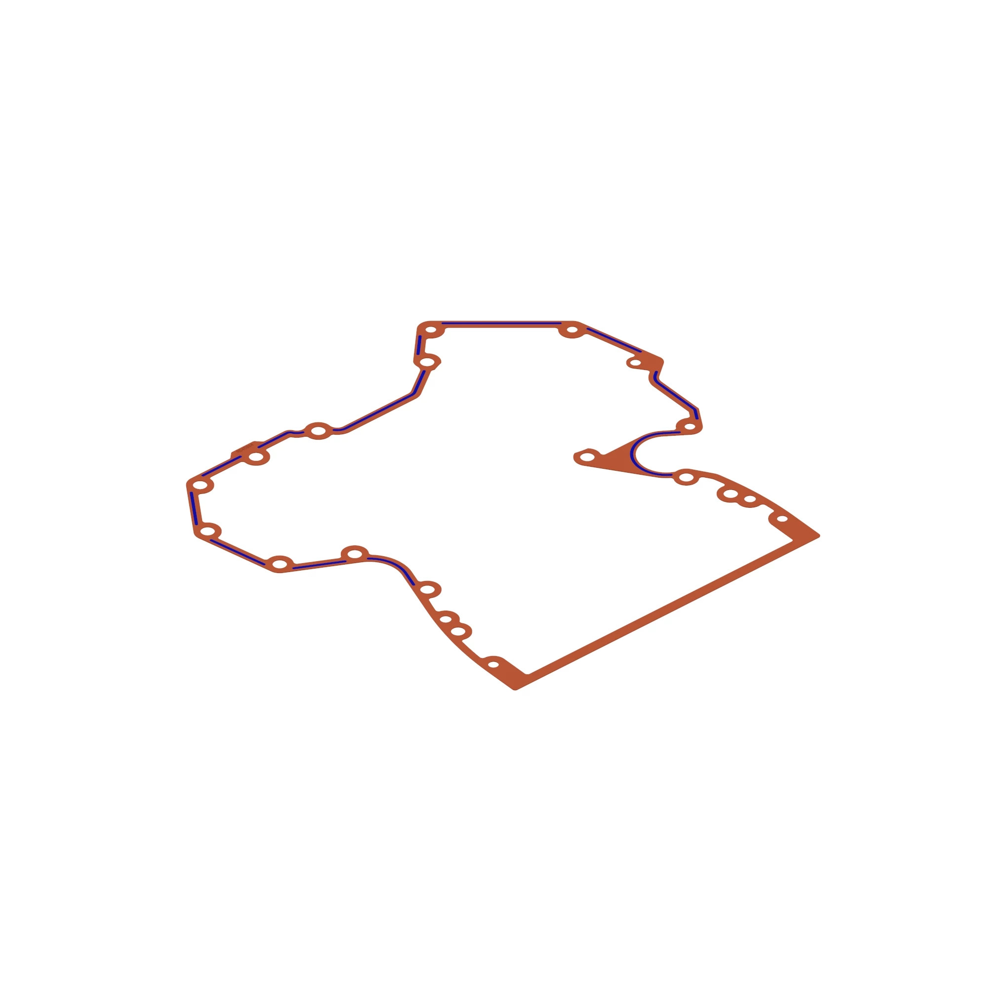 John Deere Engine Timing Gear Cover Gasket - R545884