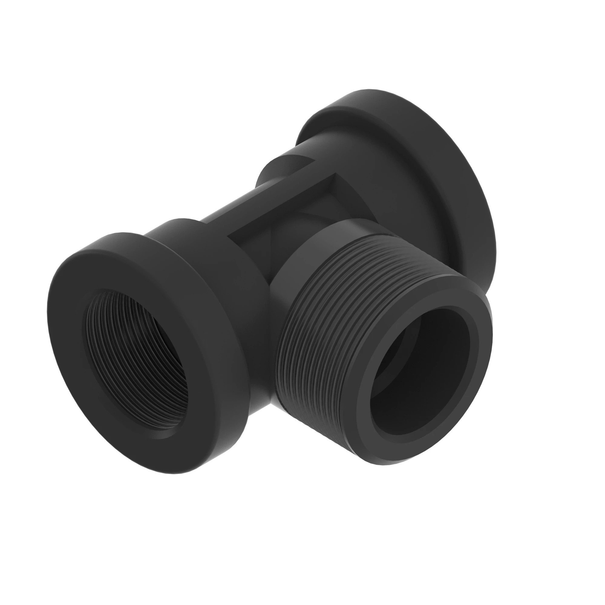 TEE FITTING, 3/4''X1''X3/4'' PLASTI