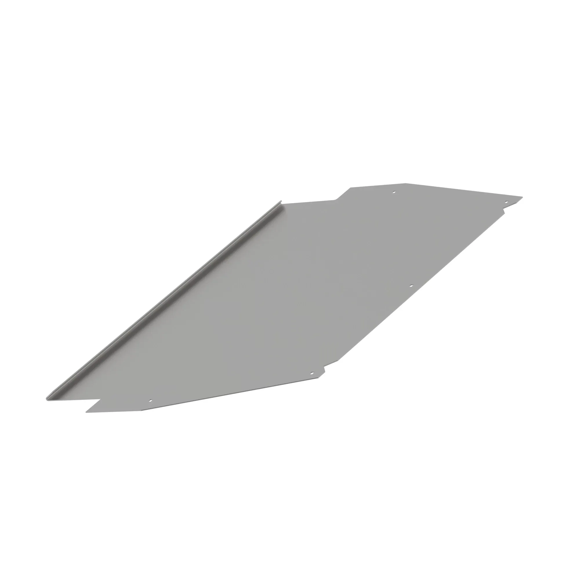 John Deere Stainless Steel Wear Liner for Grass Chute - Z78792