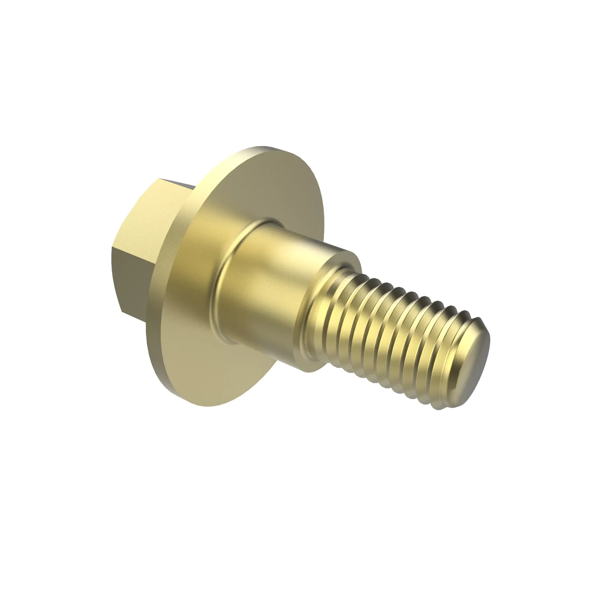 John Deere Hexagonal Head Flanged Screw, M6 X 16 - LVU29176