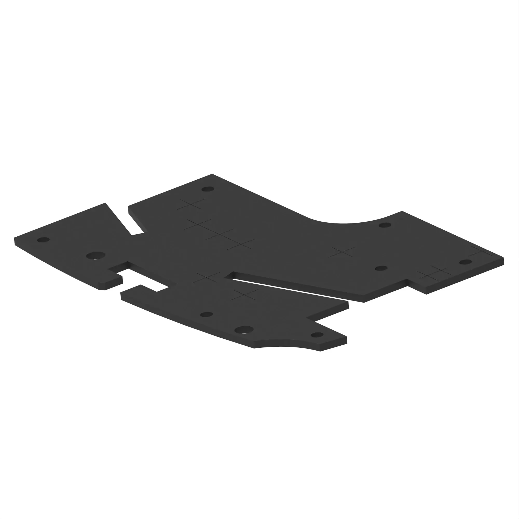 BARRIER, FOAM, CONSOLE FIRE WALL TO
