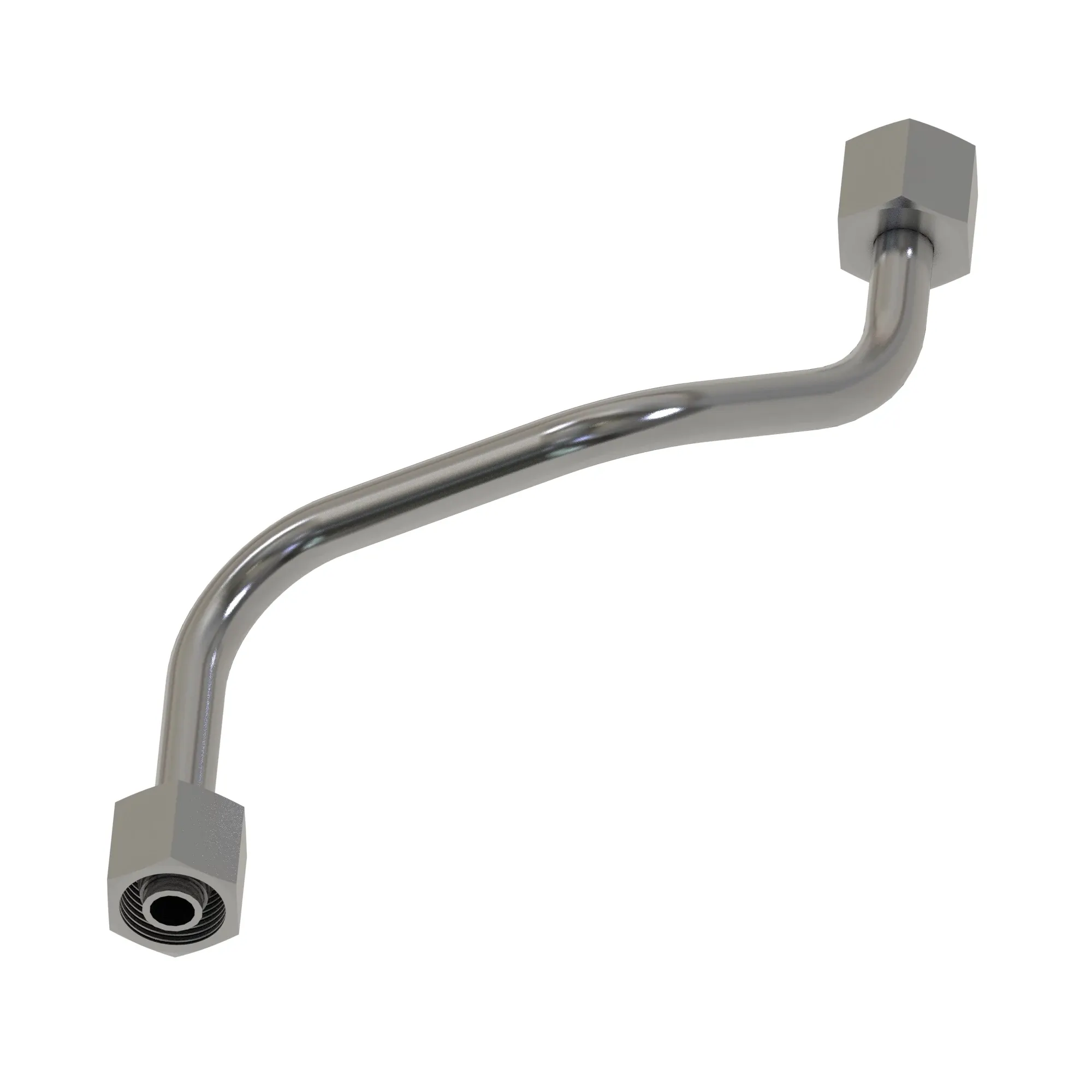 John Deere Air Flow Tube, From Solenoid Valve - AXE62588