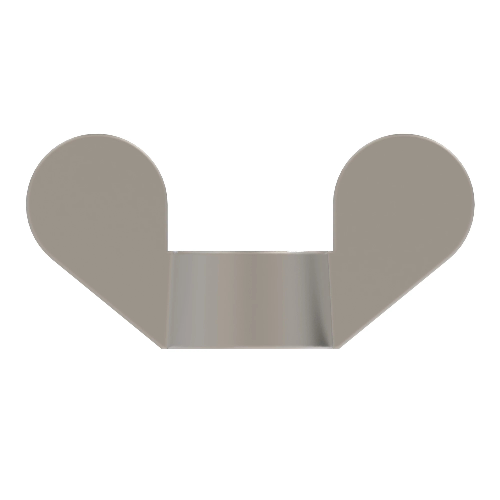 NUT, WING W/ELASTIC STOP