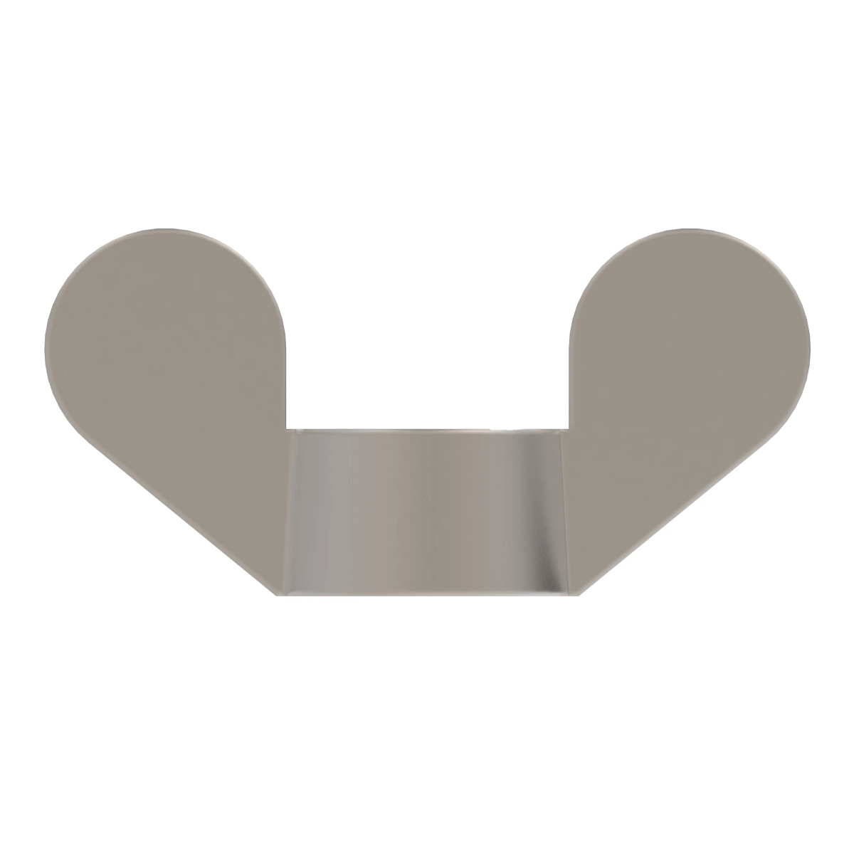 NUT, WING W/ELASTIC STOP