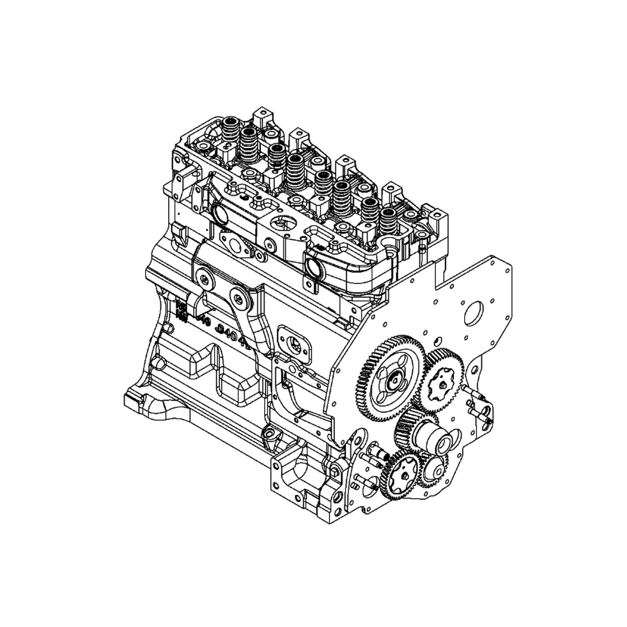 John Deere Reman REMAN Complete Block Assembly, 4.5 Liter, Tier 3 - SE501789