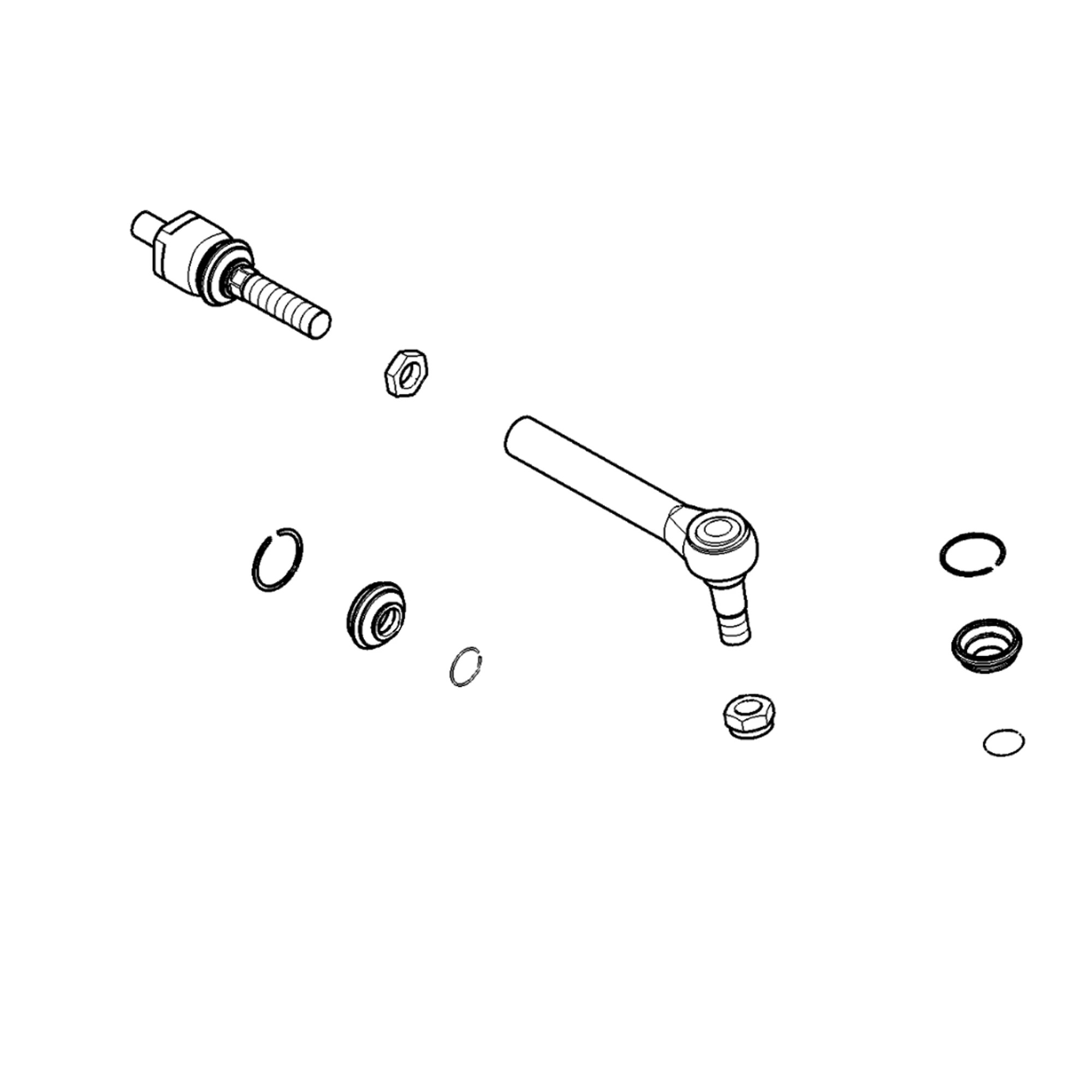 John Deere MFWD Axle Tie Rod Ball Joint - AL220365
