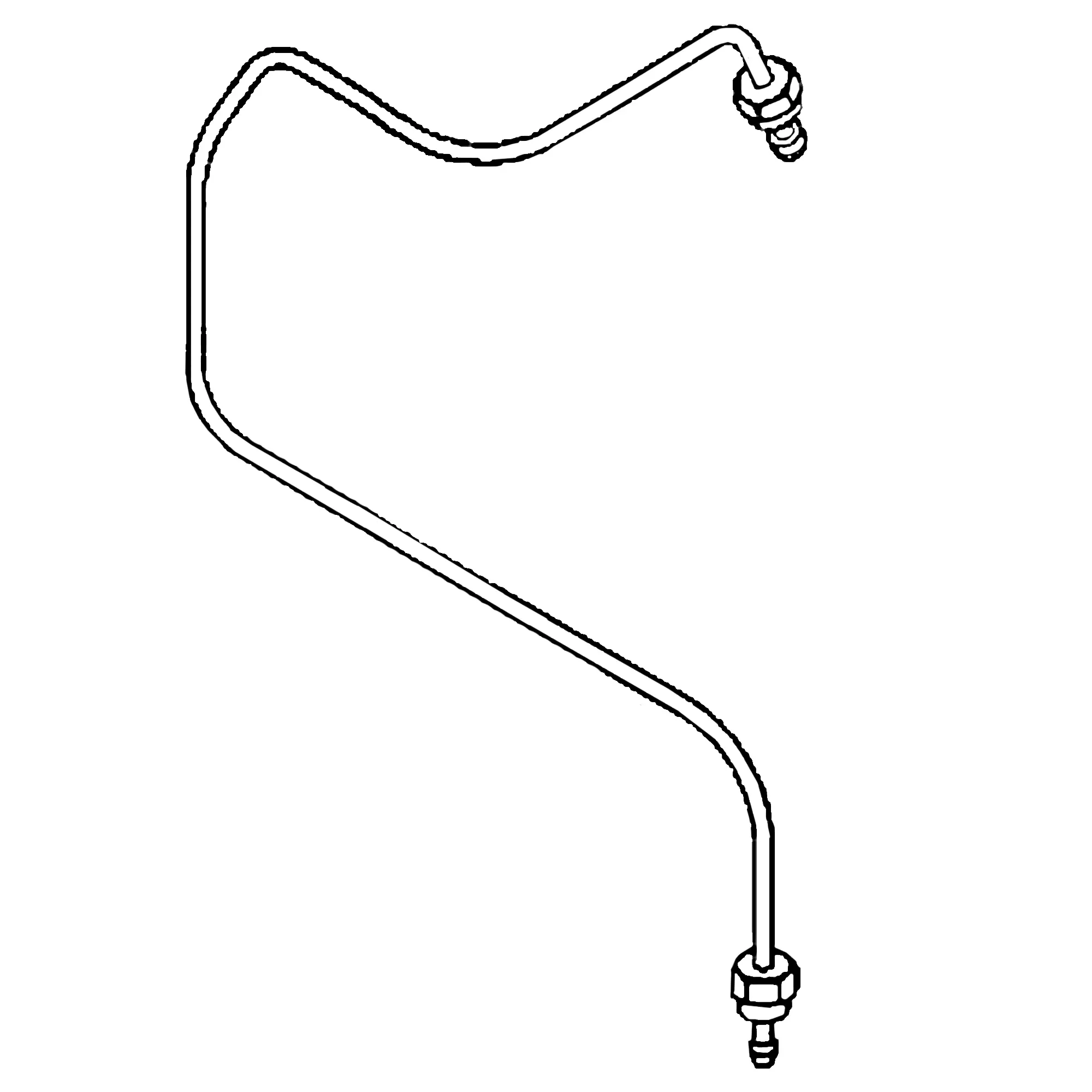 John Deere Fuel Line, Injection No 4 - M801357