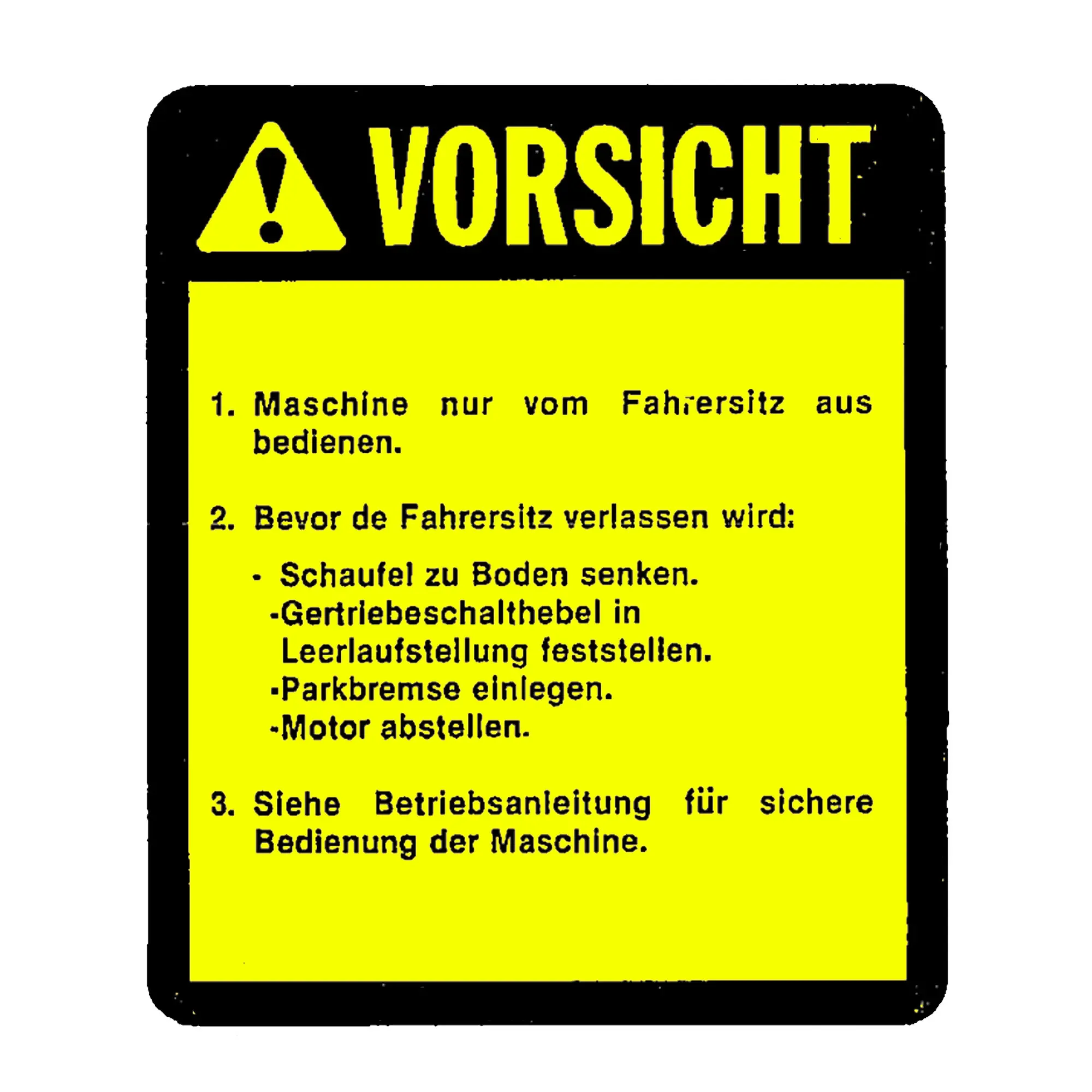 Safety Sign
