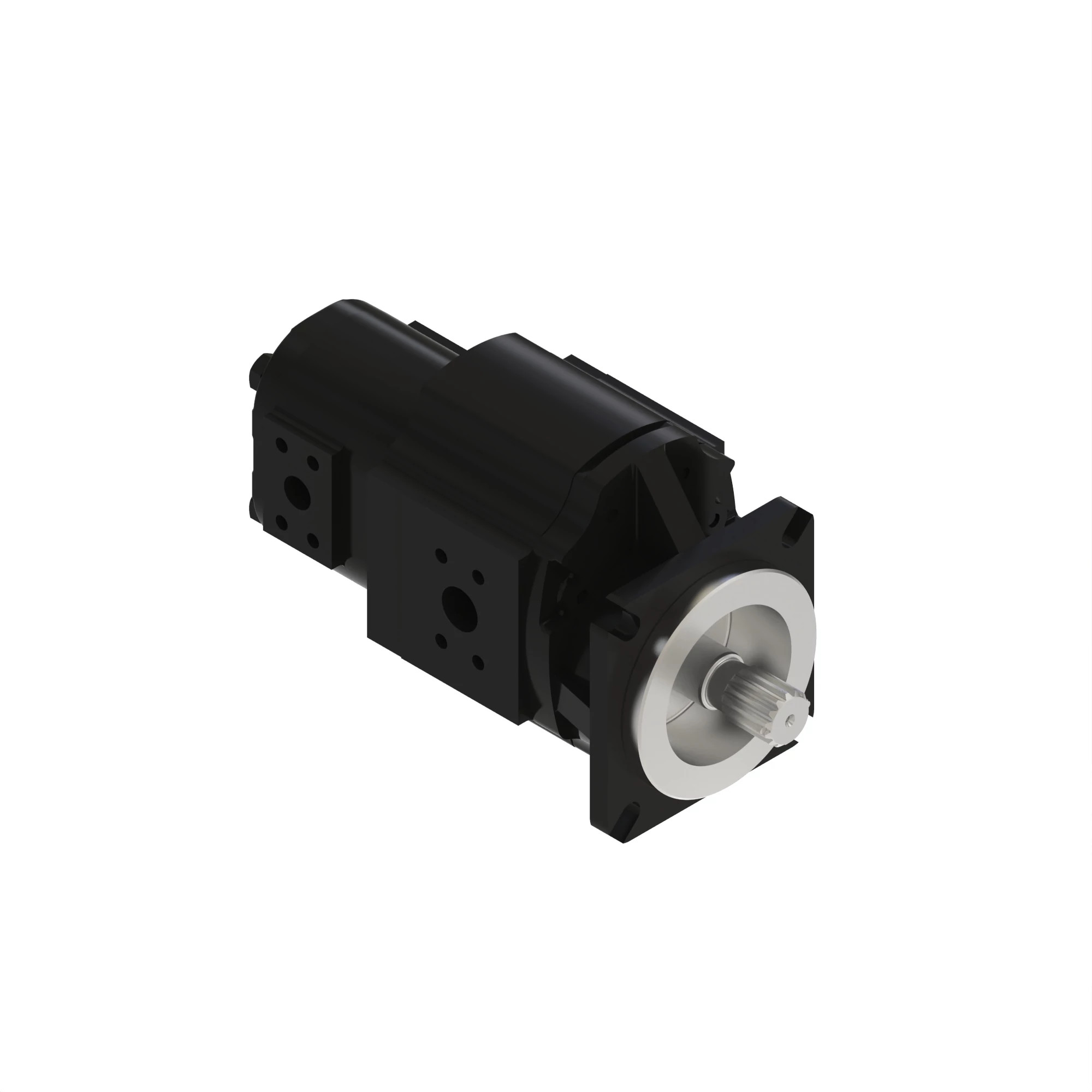 John Deere 2 Section Hydraulic Gear Pump - RE340415