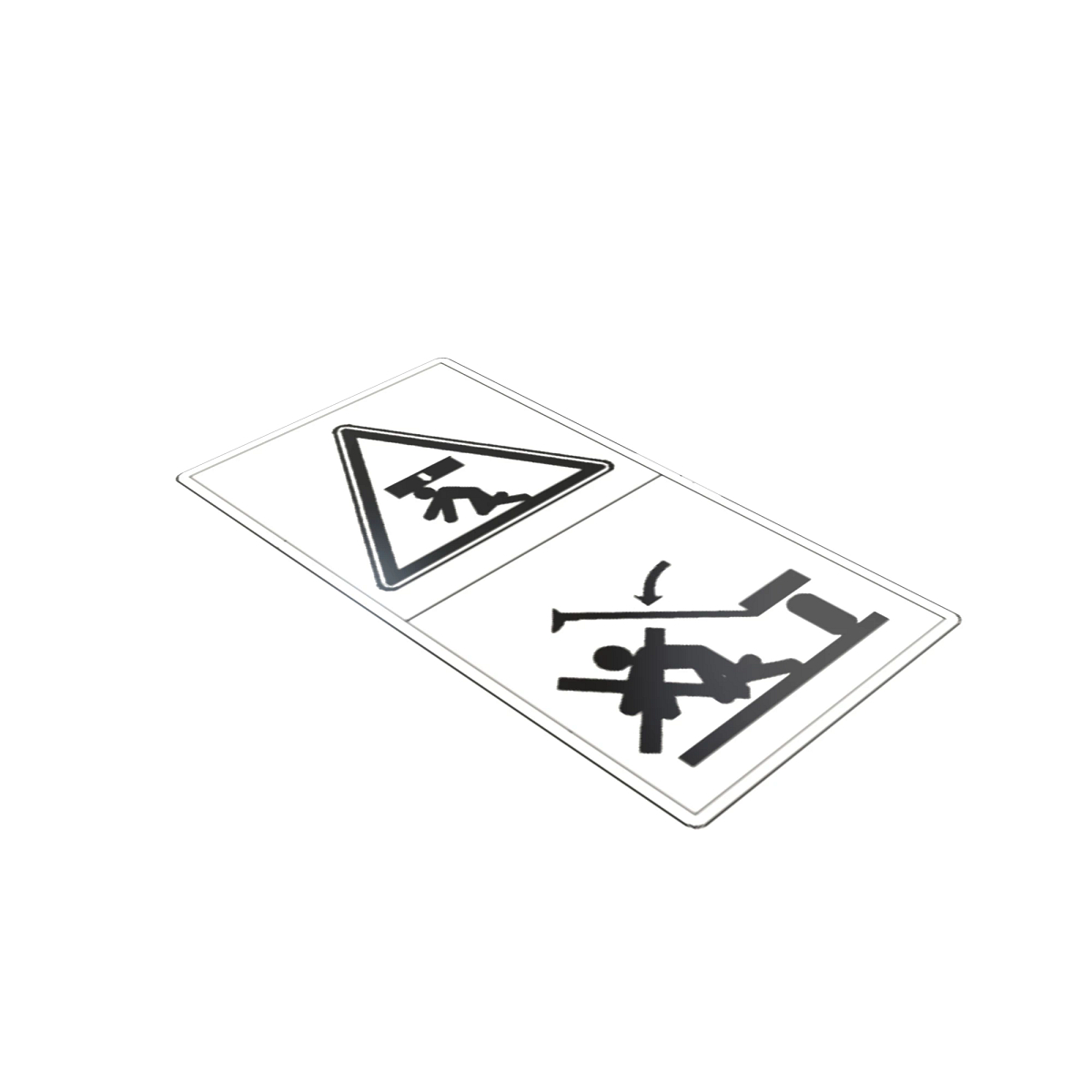 High Risk Fall Label A83652: Marker Fall Risk Text Free Label | Shop.Deere.com
