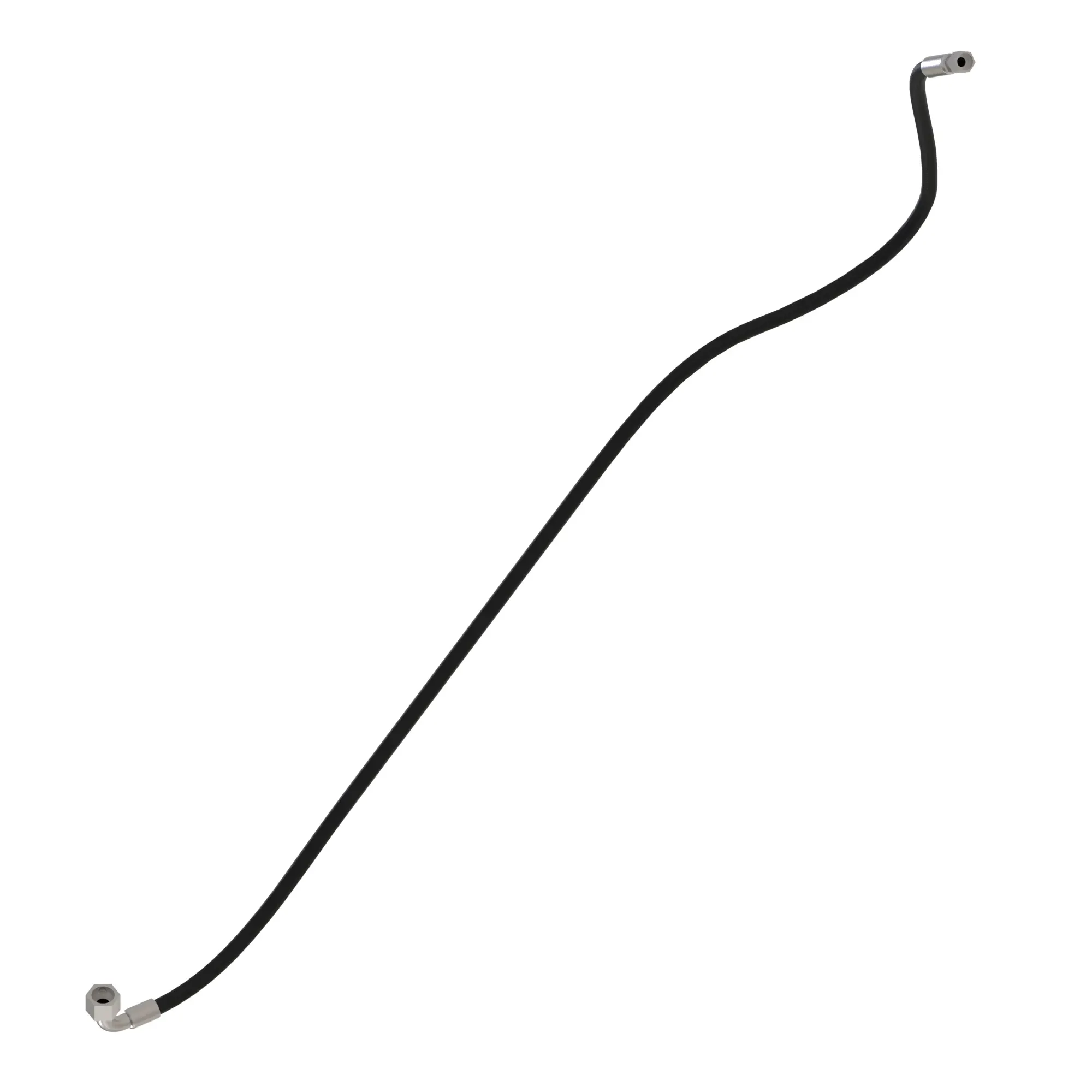 John Deere Bulkhead to Tank Fuel Return Hose - AT492565