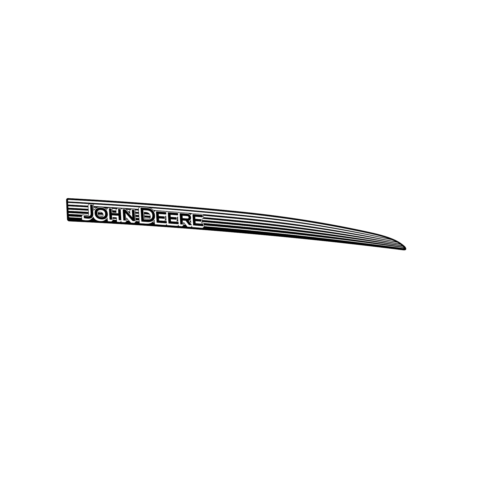 John Deere John Deere Stripe Label, Right Side - FH330746