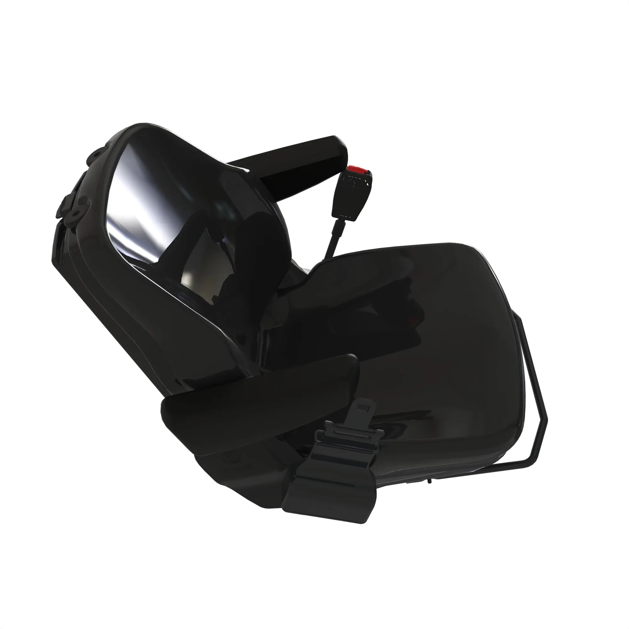 SEAT, SEAT-FIXED BLACK VINYL