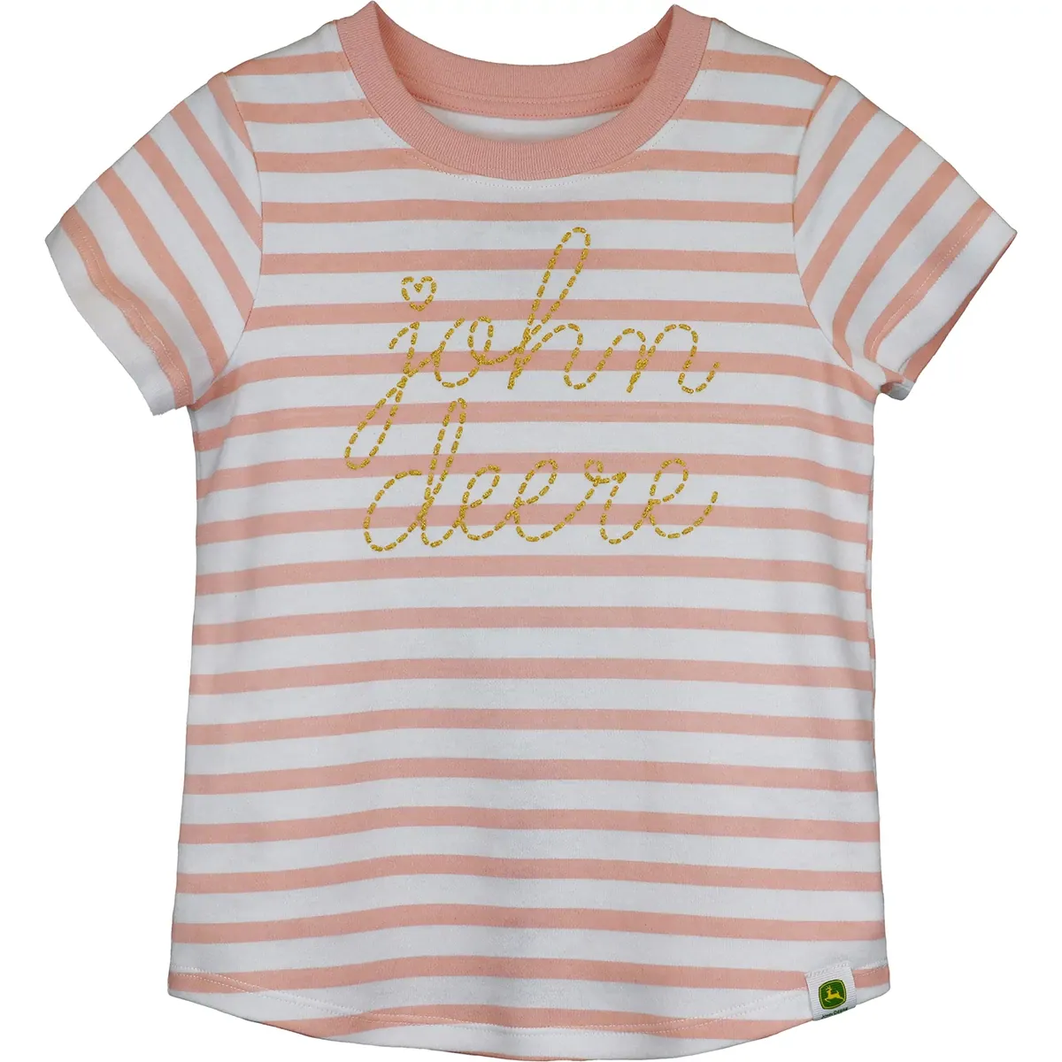 Kids Glitter John Deere T-Shirt