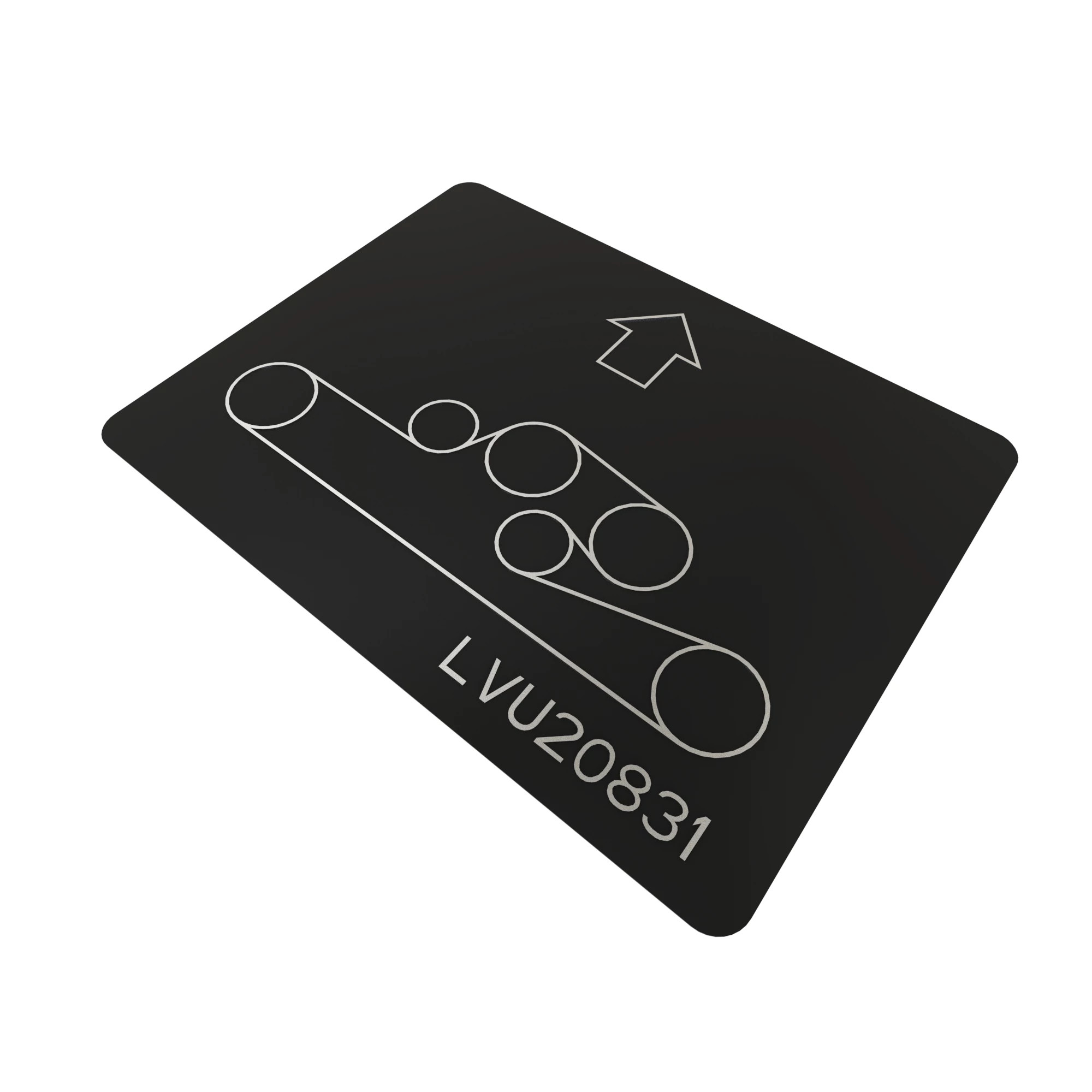 LABEL, LABEL, BELT LAYOUT, 72D