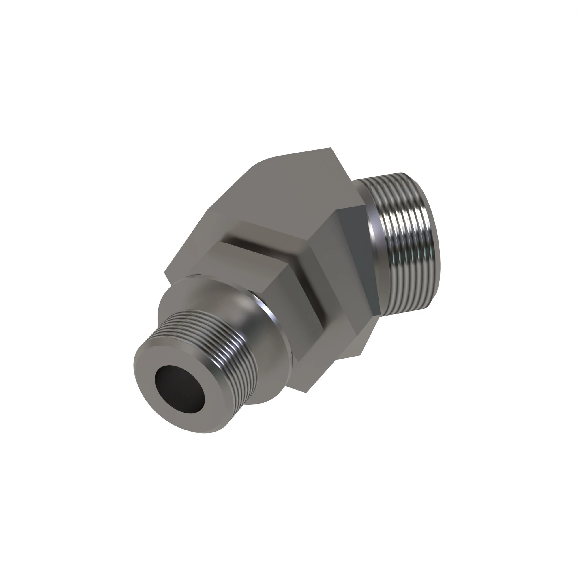 45 DEG STRAIGHT THREAD,O-RING FSF