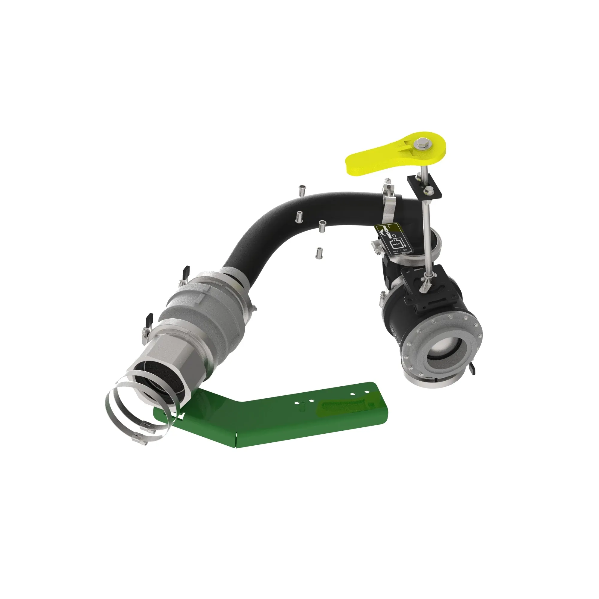 John Deere Push Fill Valve Attachment - BWZ10006